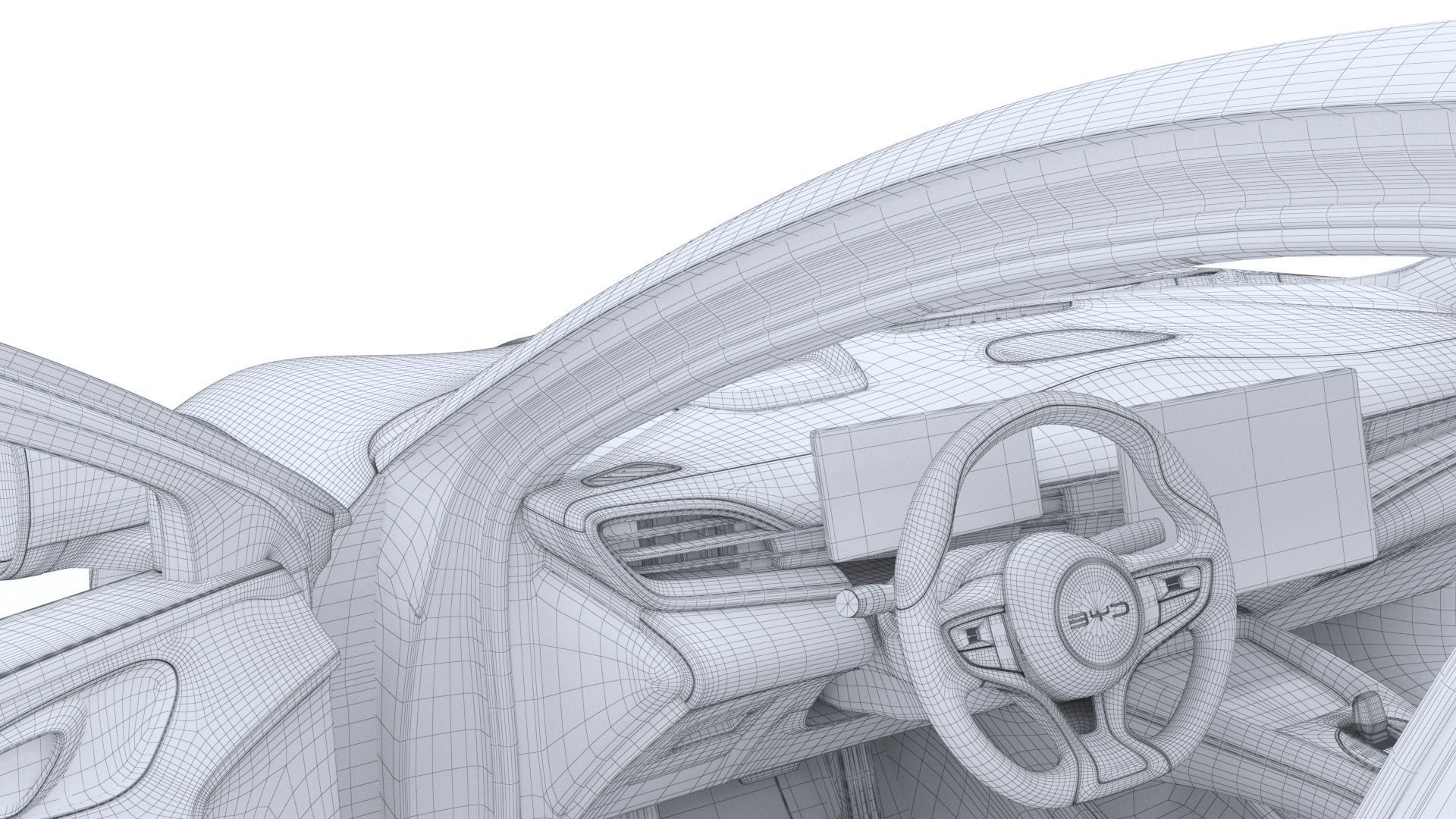 2024 BYD Seal EV Champion Edition With interior 3D model_33