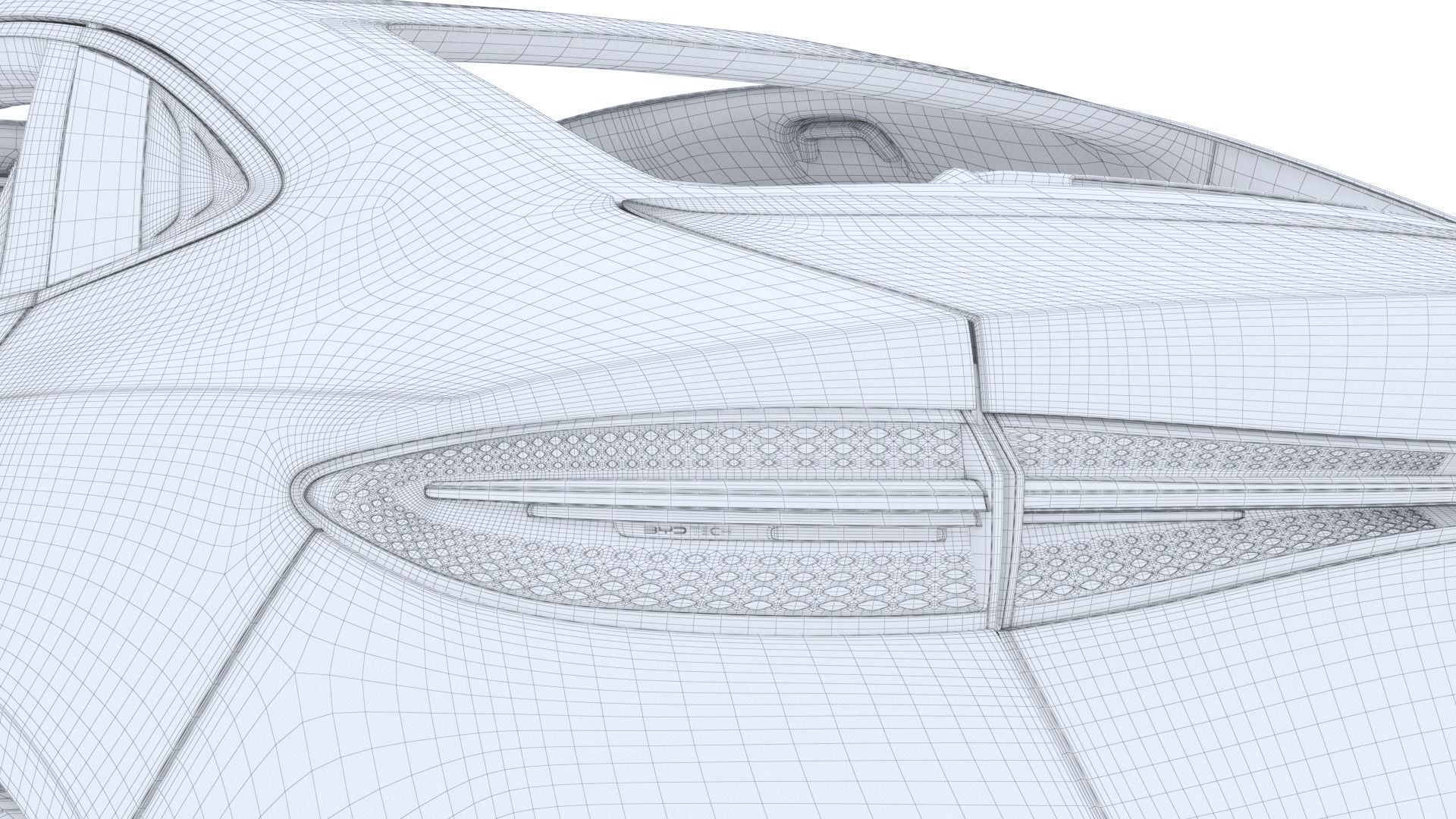 2024 BYD Seal EV Champion Edition With interior 3D model_37