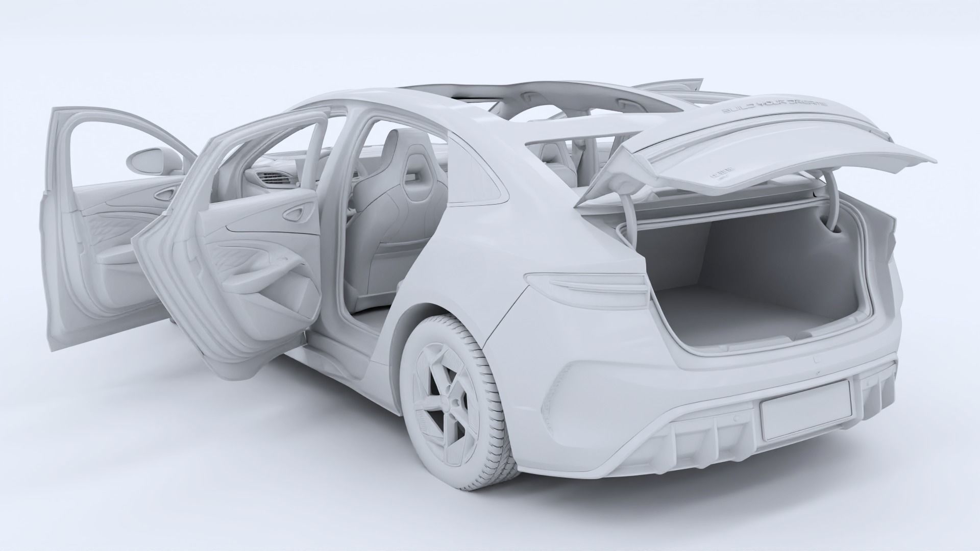 2024 BYD Seal EV Champion Edition With interior 3D model_27