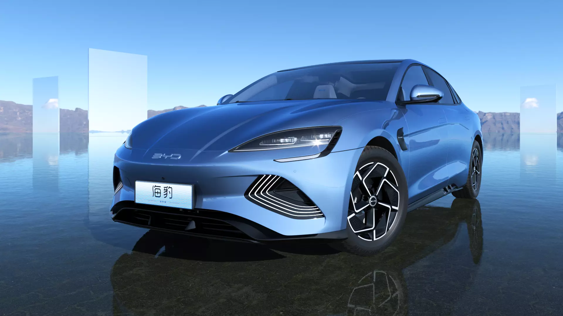 2024 BYD Seal EV Champion Edition With interior 3D model_0