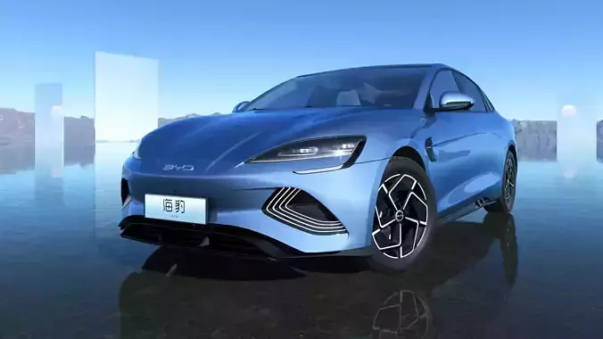 2024 BYD Seal EV Champion Edition With interior 3D model 2024 BYD Seal EV Champion Edition With interior 3D model