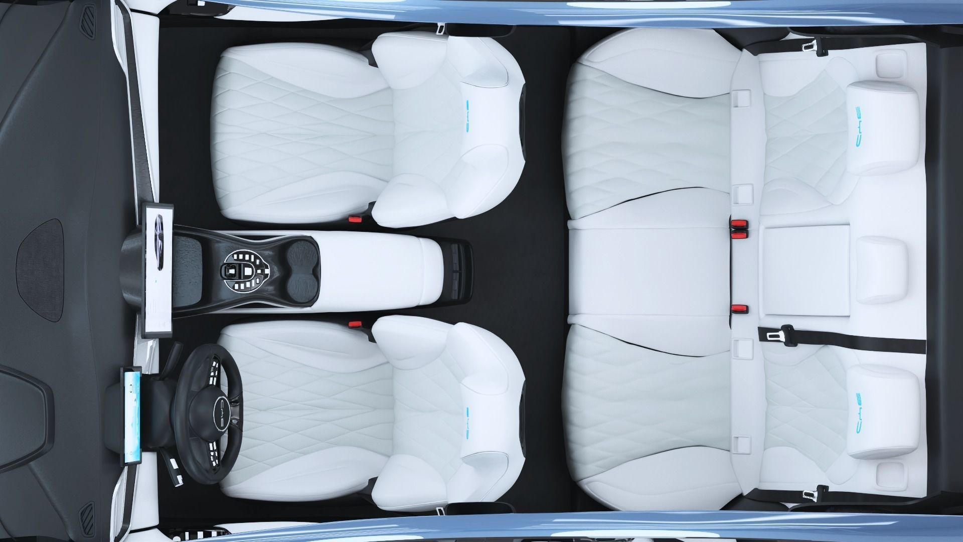 2024 BYD Seal EV Champion Edition With interior 3D model_14