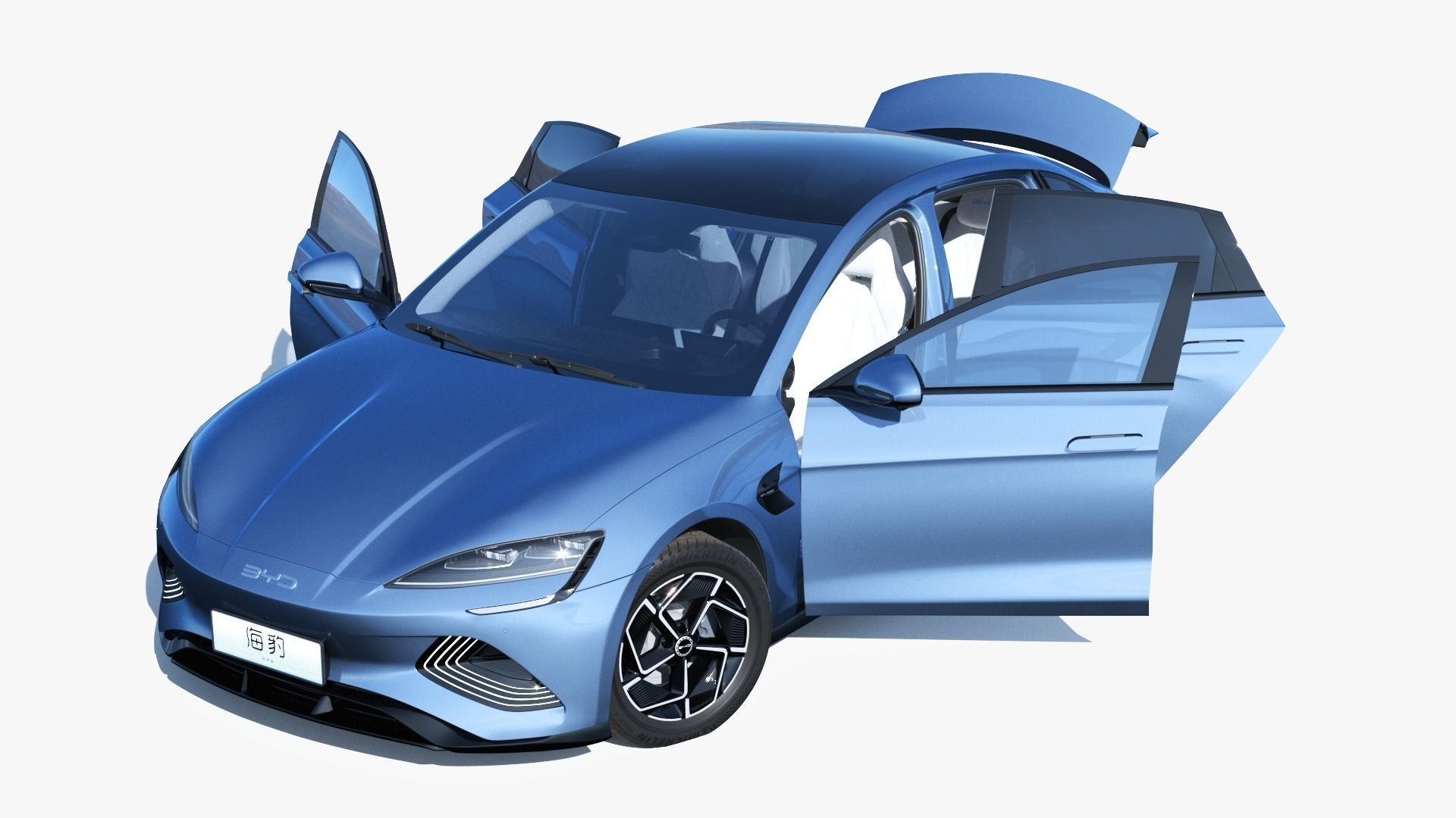 2024 BYD Seal EV Champion Edition With interior 3D model_9