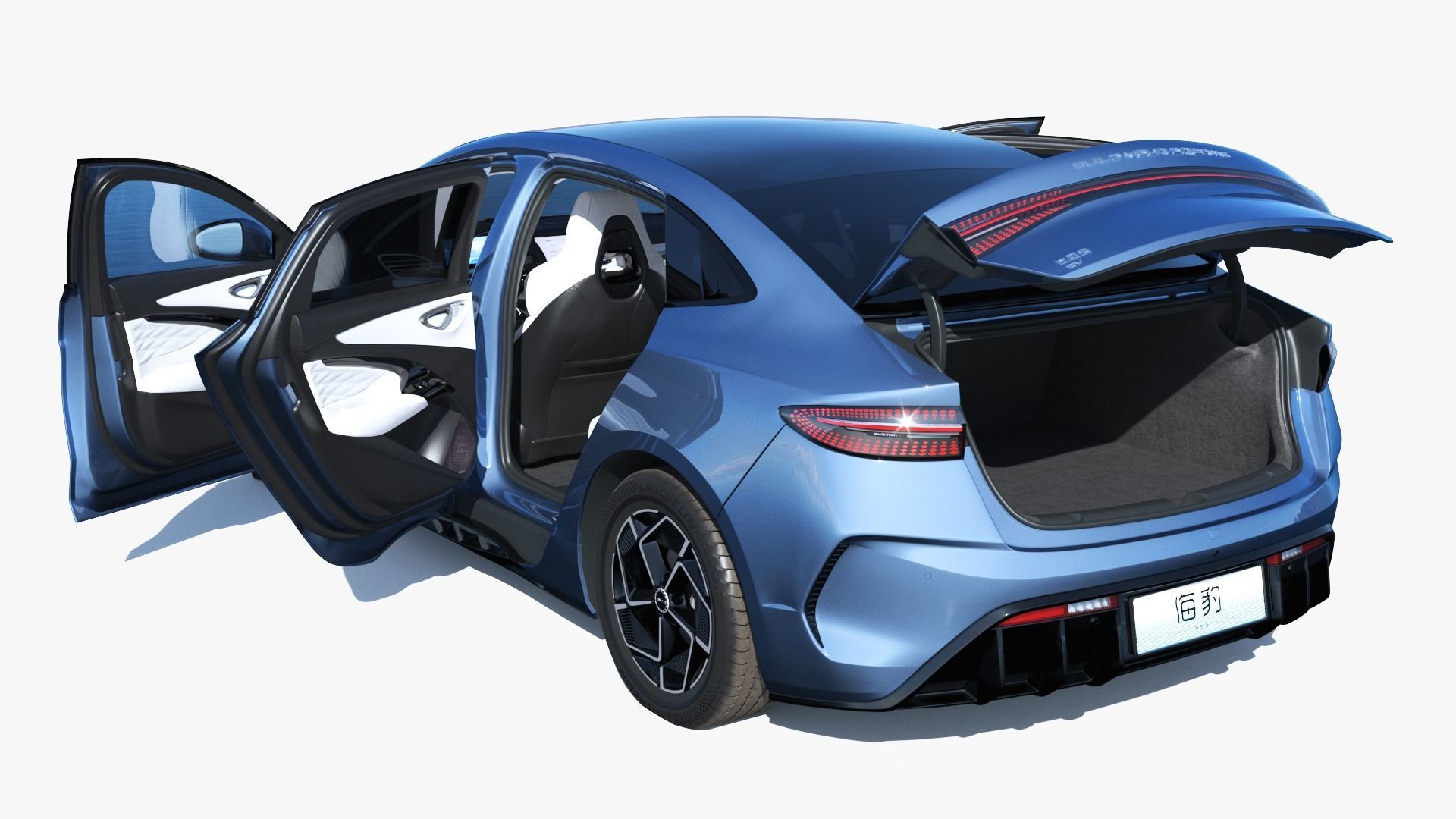 2024 BYD Seal EV Champion Edition With interior 3D model_15