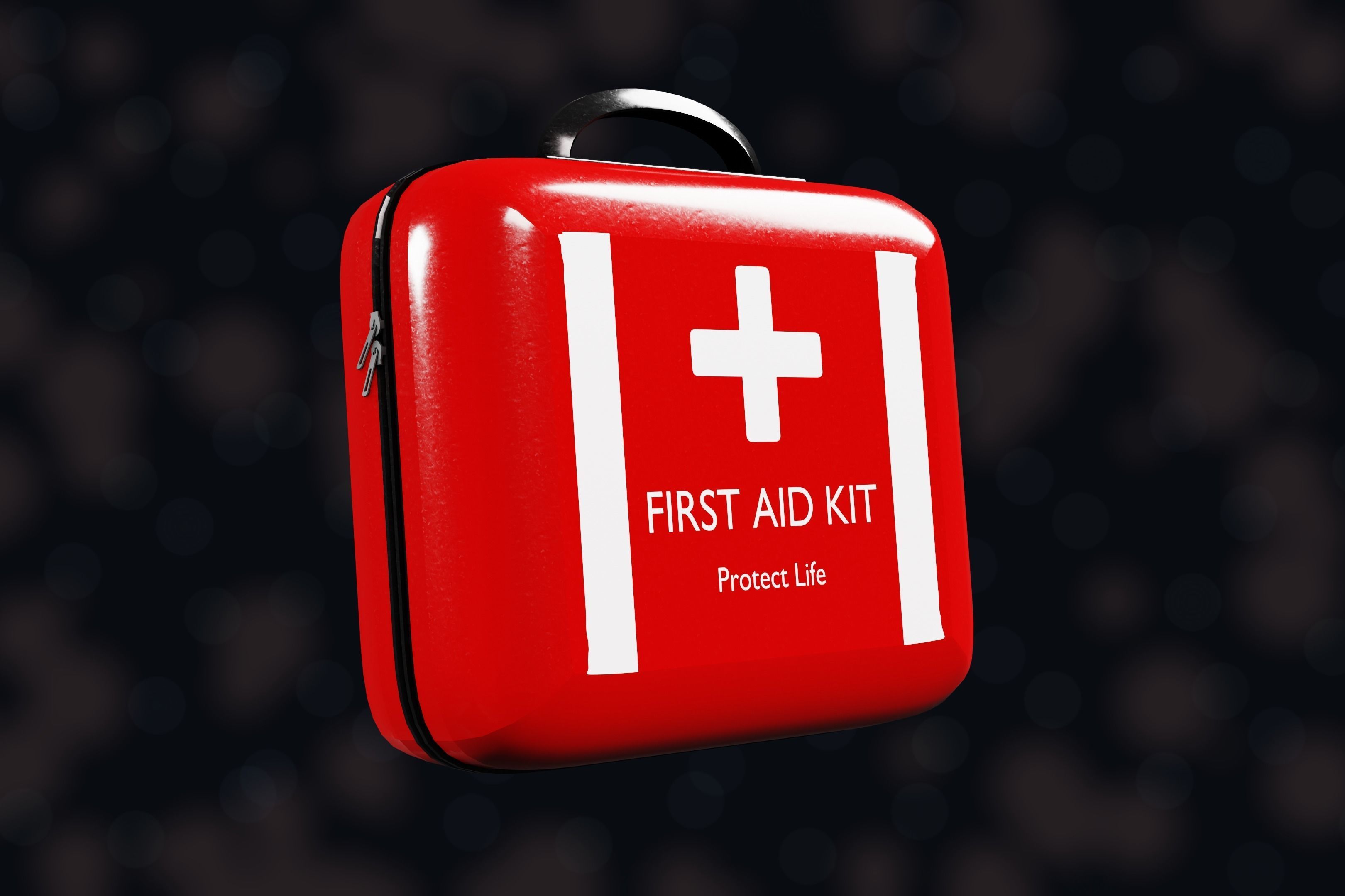 NZ MedKit Low-poly 3D model_2