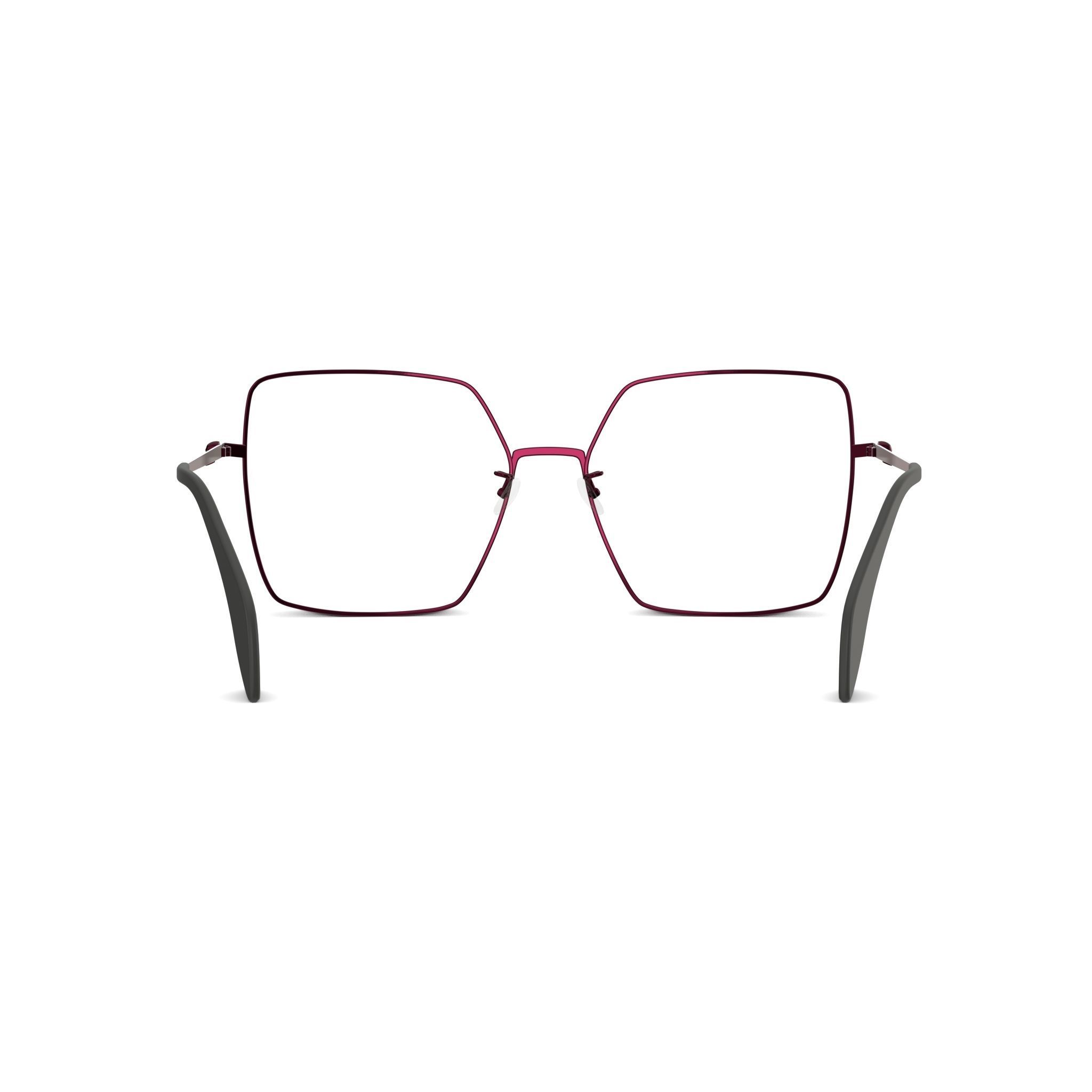 Alexander McQueen - AM0276O Glasses Low-poly 3D model_1