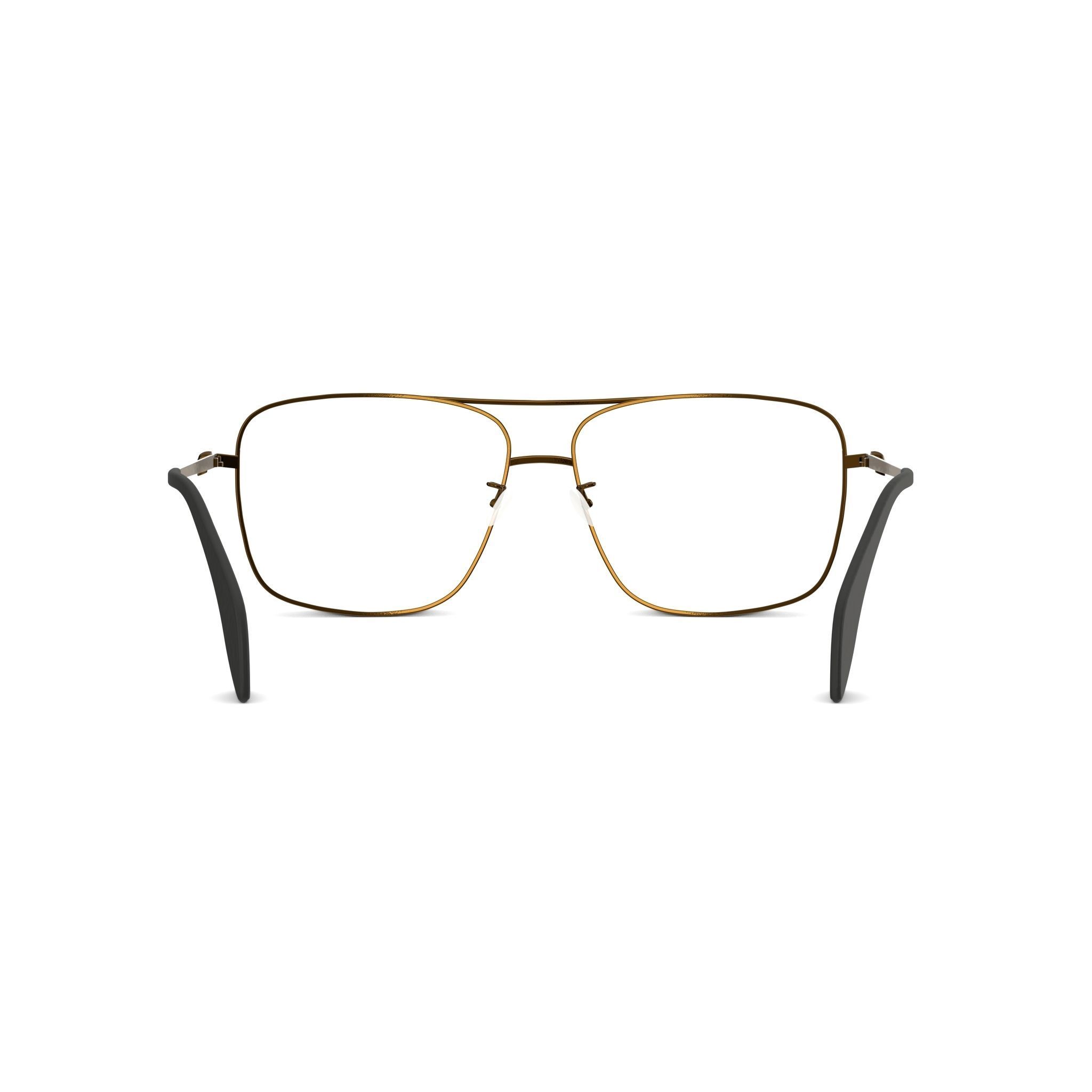 Alexander McQueen - AM0277O Glasses Low-poly 3D model_1