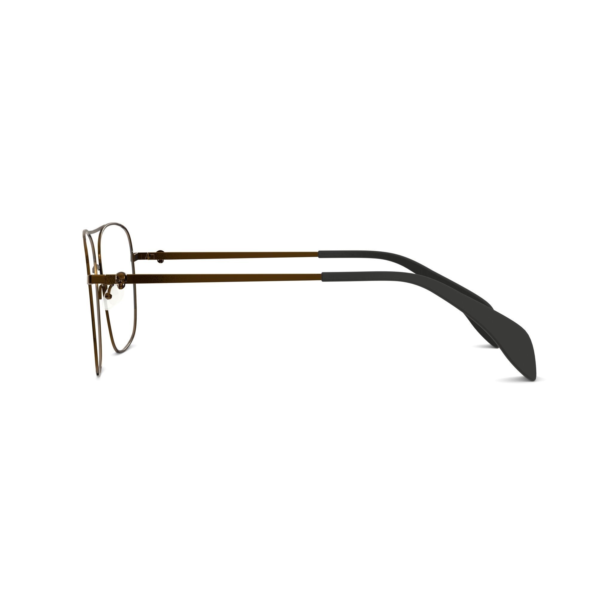 Alexander McQueen - AM0277O Glasses Low-poly 3D model_3
