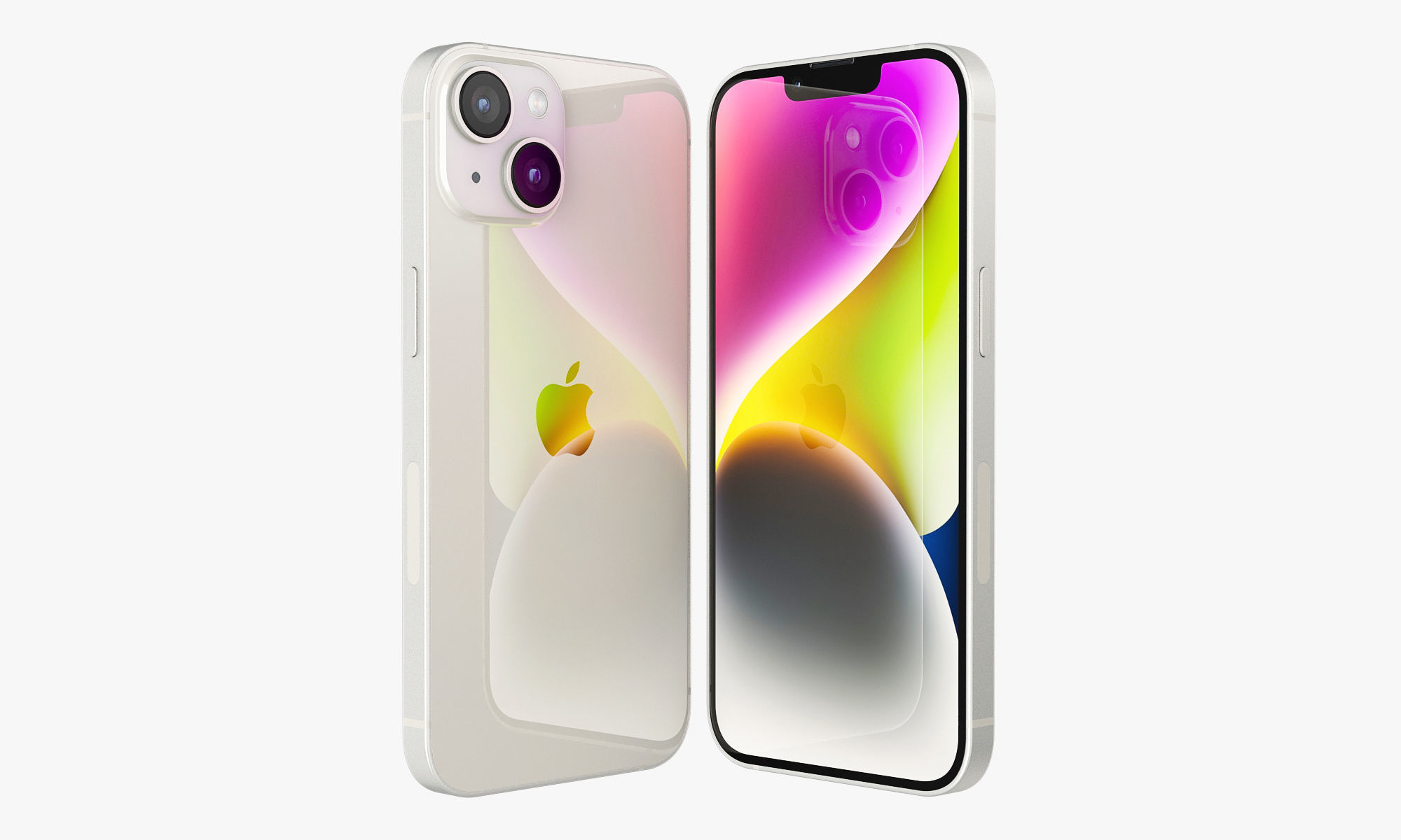 Apple iPhone 14 all colors 3D model_16