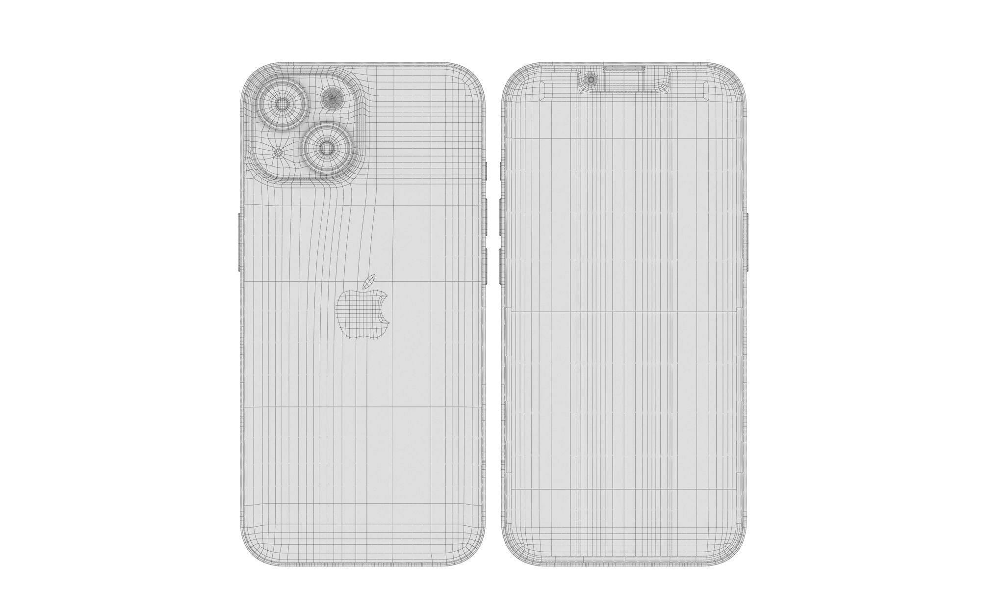 Apple iPhone 14 all colors 3D model_31