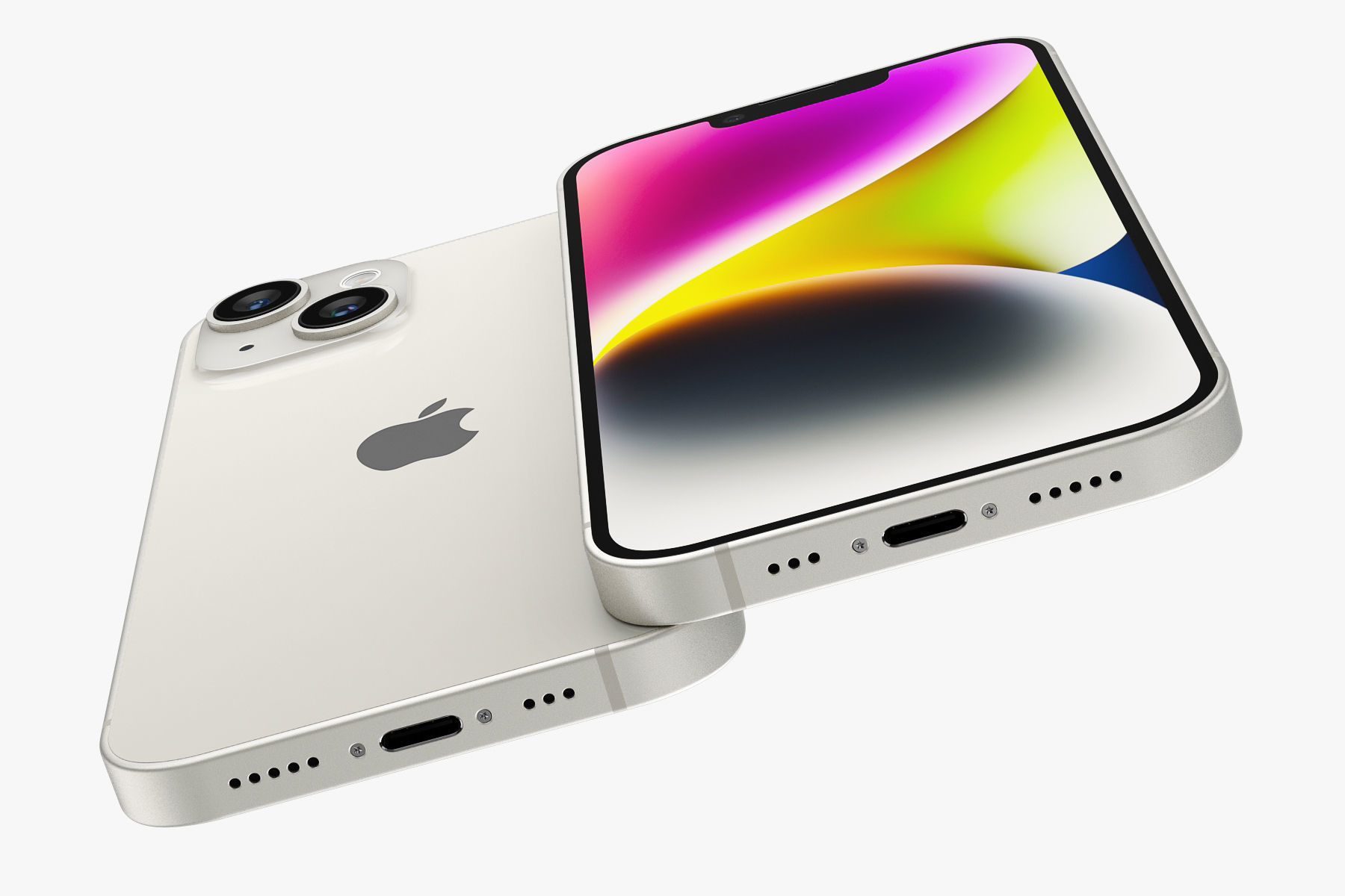 Apple iPhone 14 all colors 3D model_20