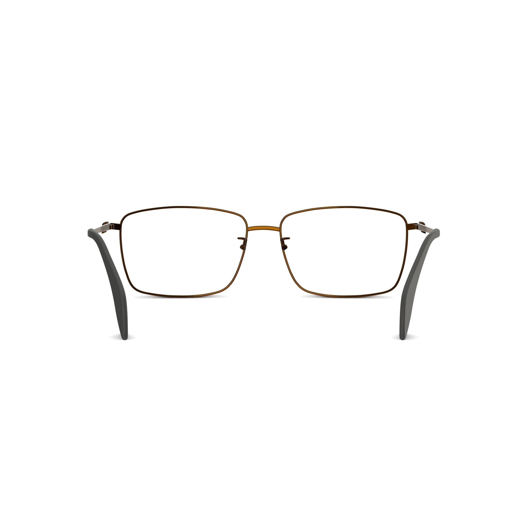 Alexander McQueen AM0278O Glasses Low-poly 3D model_1