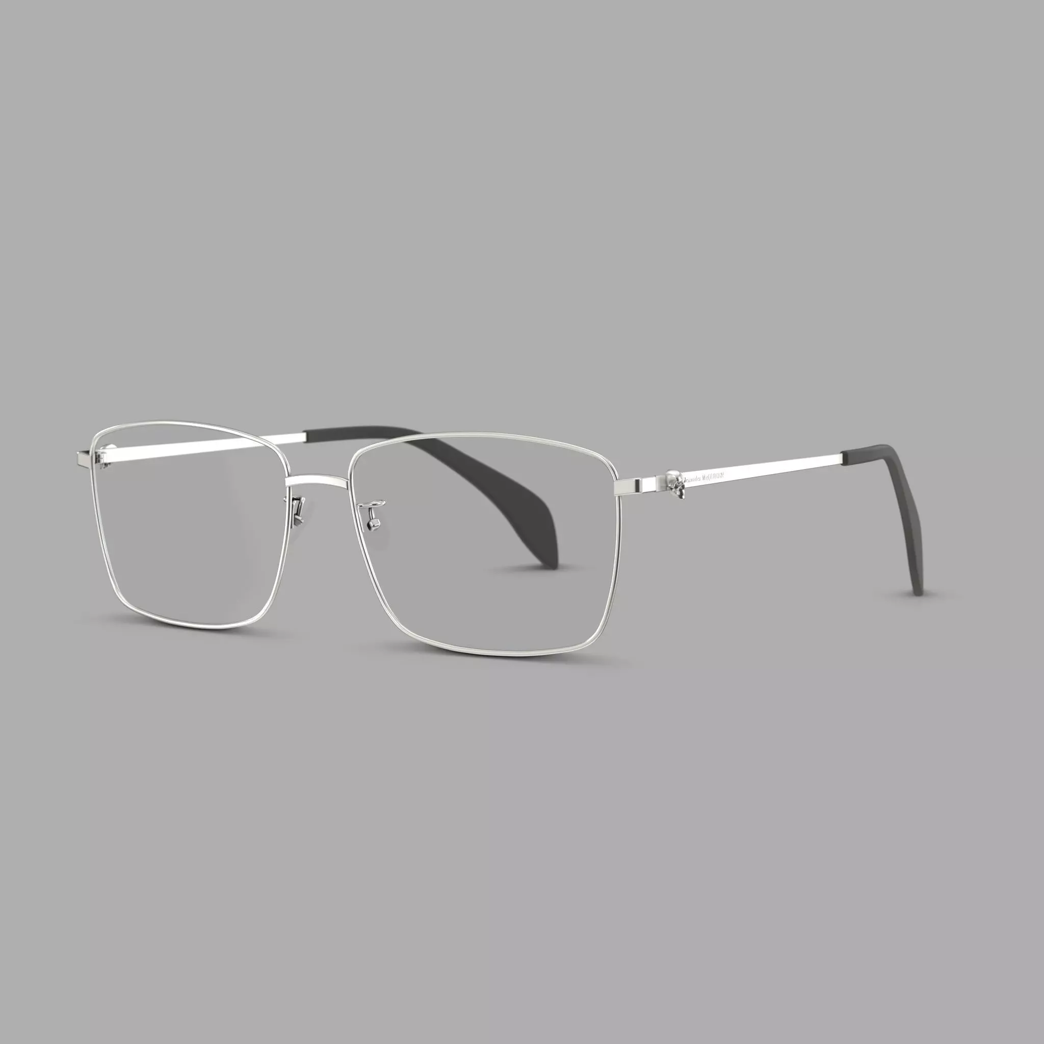 Alexander McQueen AM0278O Glasses Low-poly 3D model_0