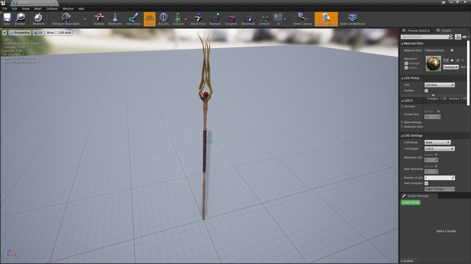 Druide chess game Low-poly 3D model_18