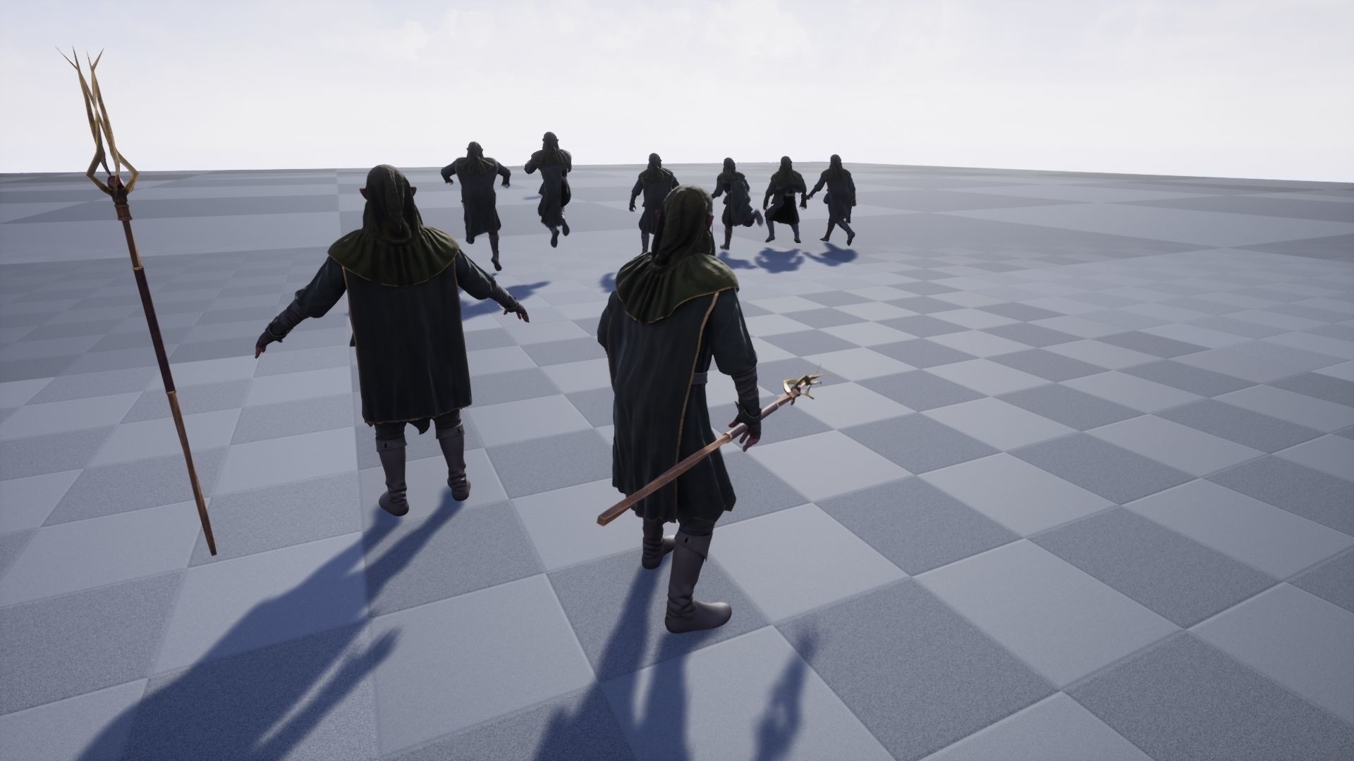 Druide chess game Low-poly 3D model_15