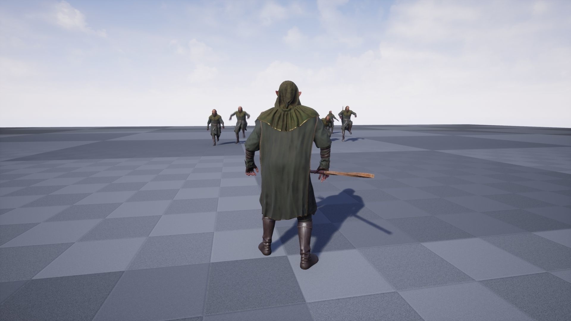 Druide chess game Low-poly 3D model_11