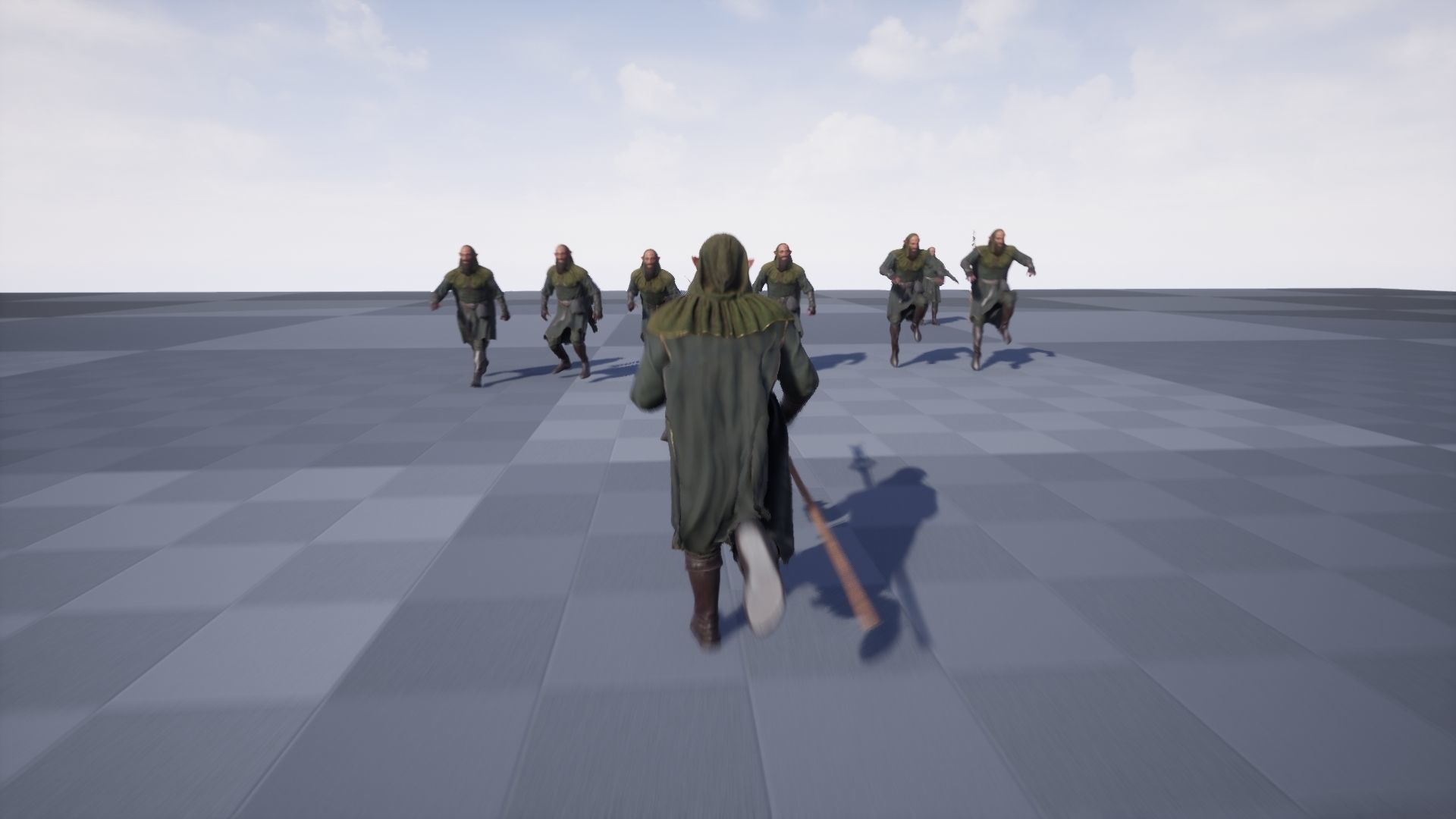 Druide chess game Low-poly 3D model_13