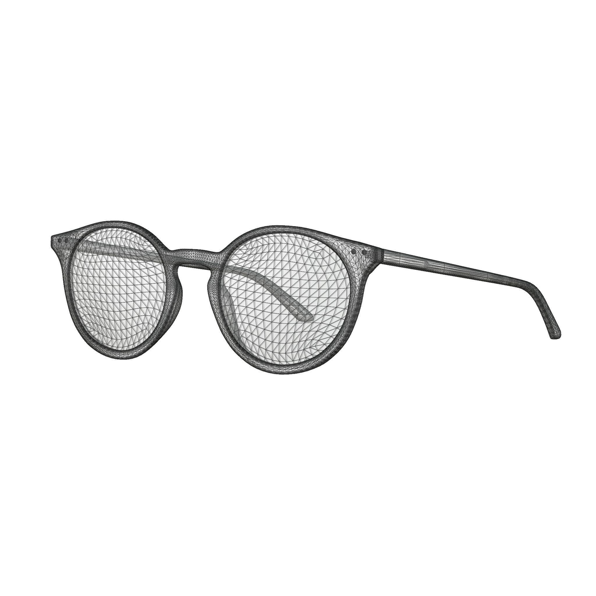 Bottega Veneta - BV0192O Glasses  Low-poly 3D model_5