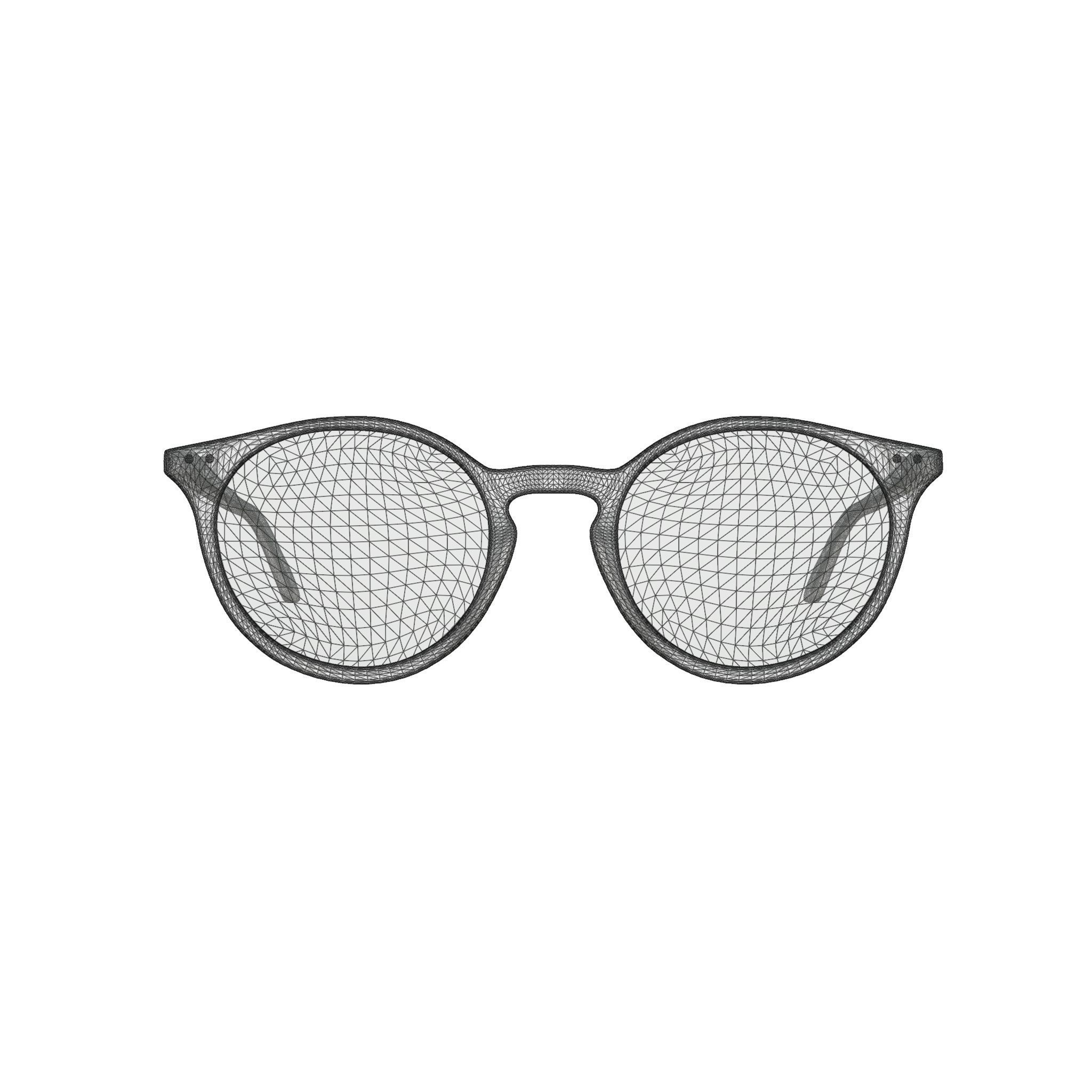 Bottega Veneta - BV0192O Glasses  Low-poly 3D model_7
