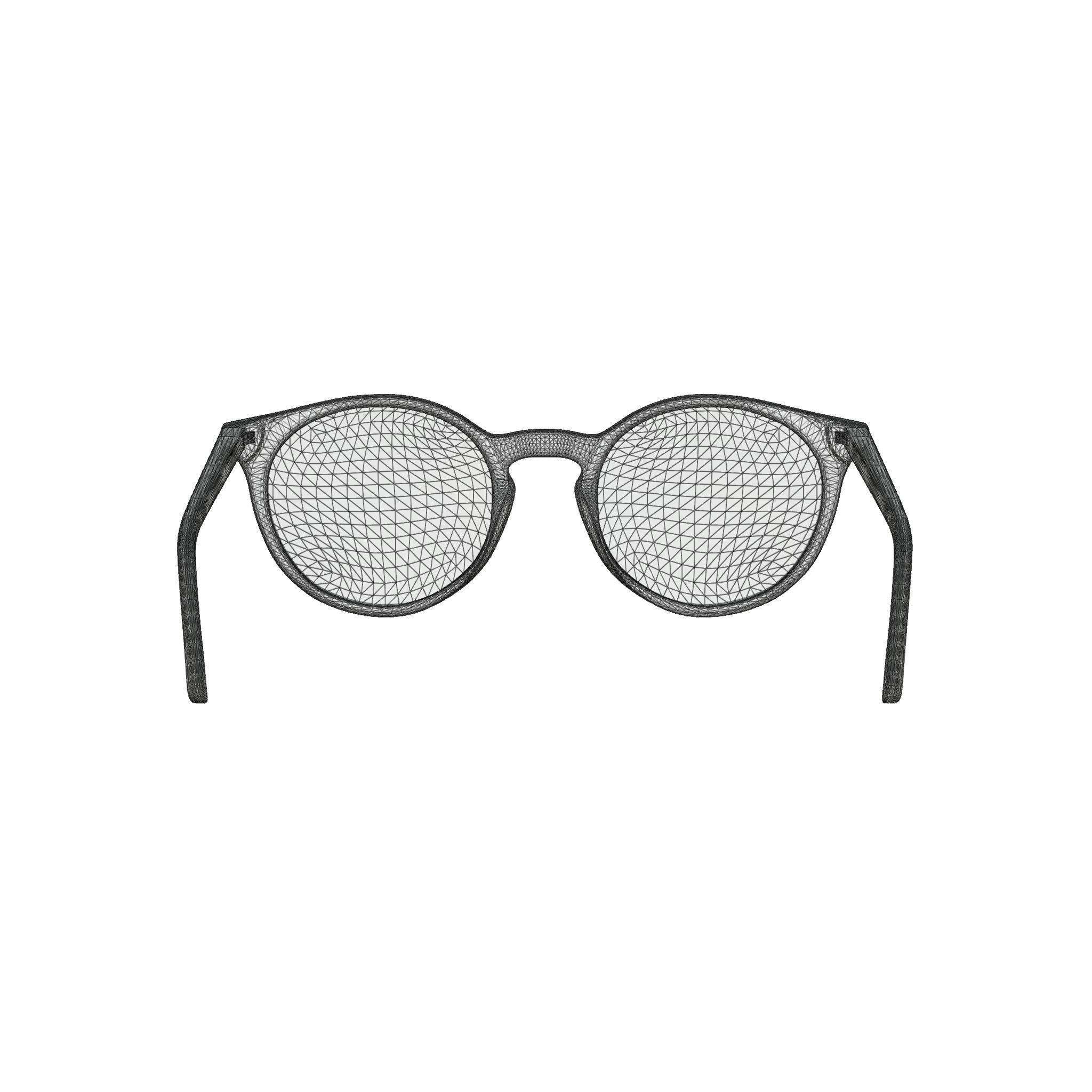 Bottega Veneta - BV0192O Glasses Low-poly 3D model_6