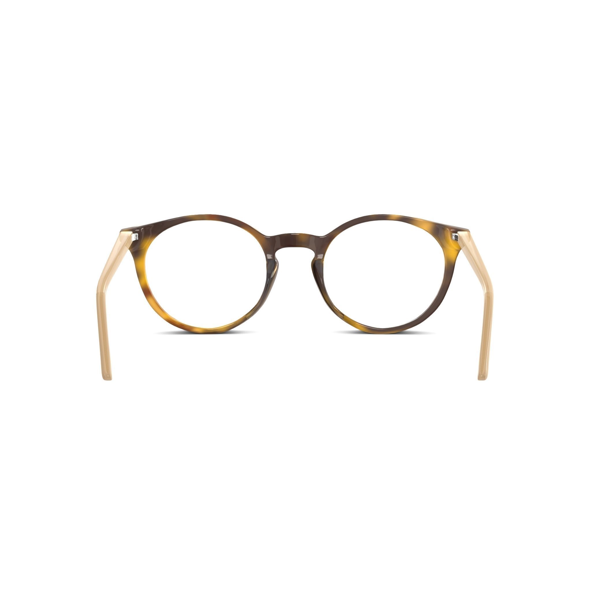 Bottega Veneta - BV0192O Glasses Low-poly 3D model_1