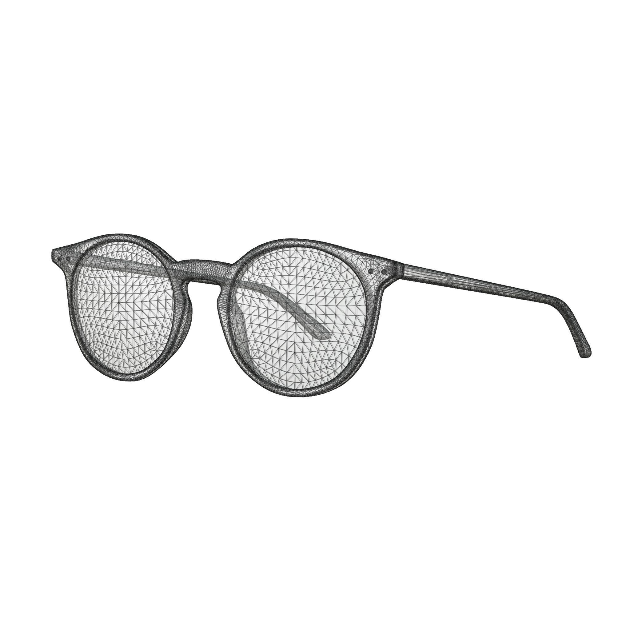 Bottega Veneta BV0192O Glasses  Low-poly 3D model_5