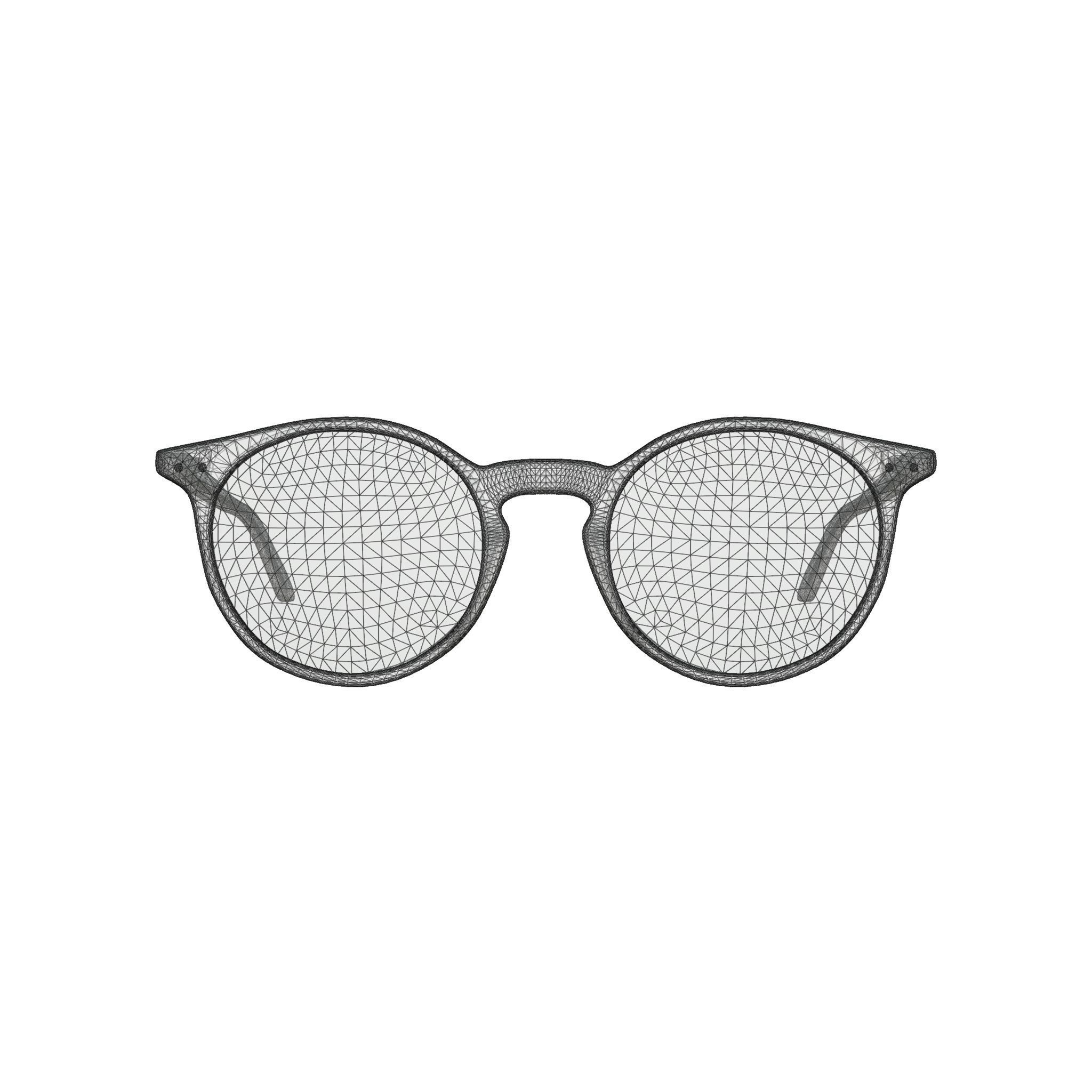 Bottega Veneta BV0192O Glasses  Low-poly 3D model_7