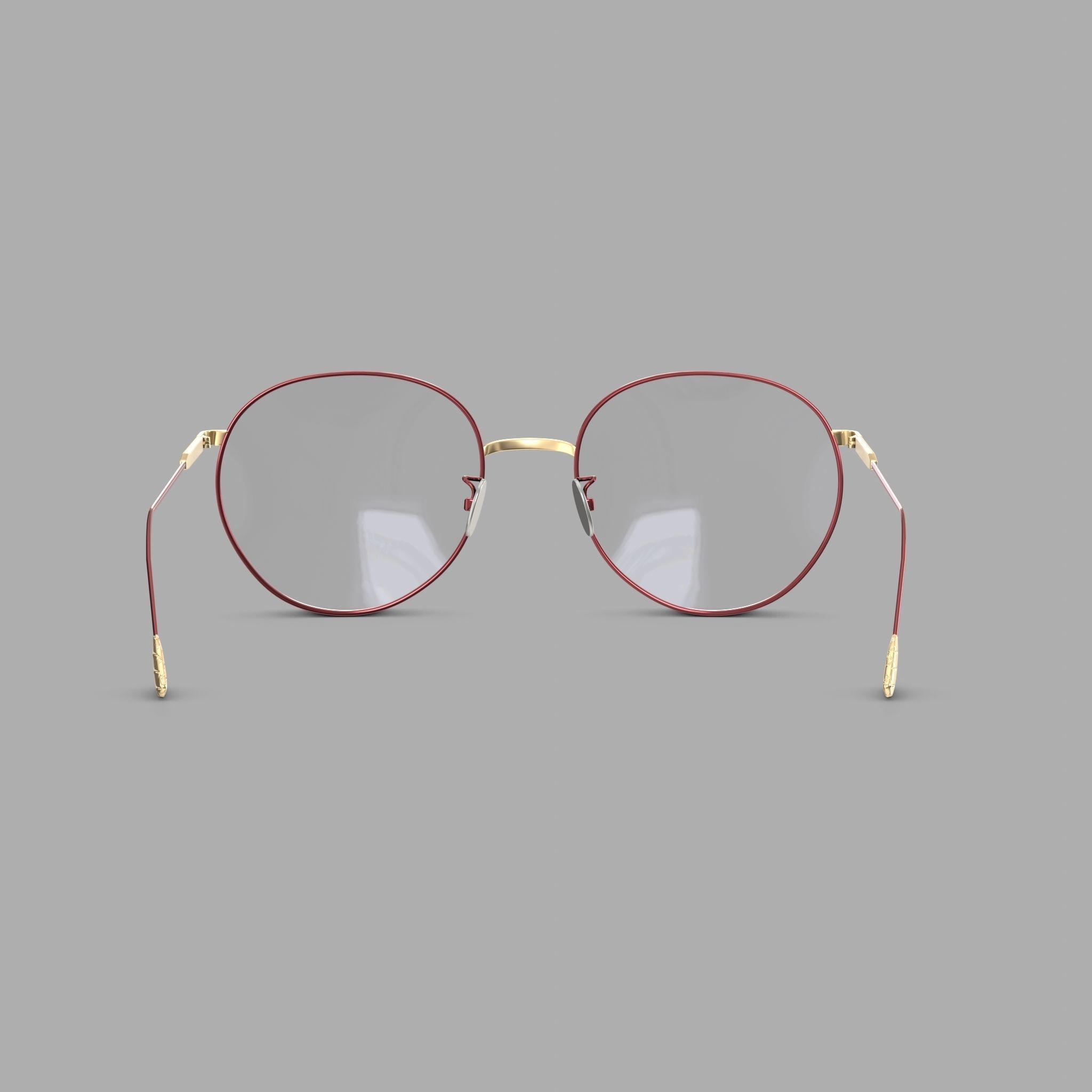 Bottega Veneta BV0214O Glasses  Low-poly 3D model_1