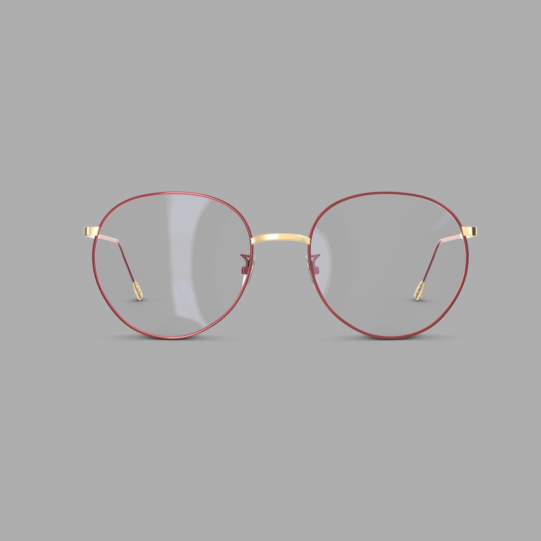 Bottega Veneta BV0214O Glasses  Low-poly 3D model_2