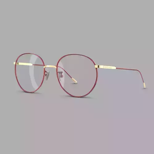 Bottega Veneta BV0214O Glasses  Low-poly 3D model Bottega Veneta BV0214O Glasses  Low-poly 3D model