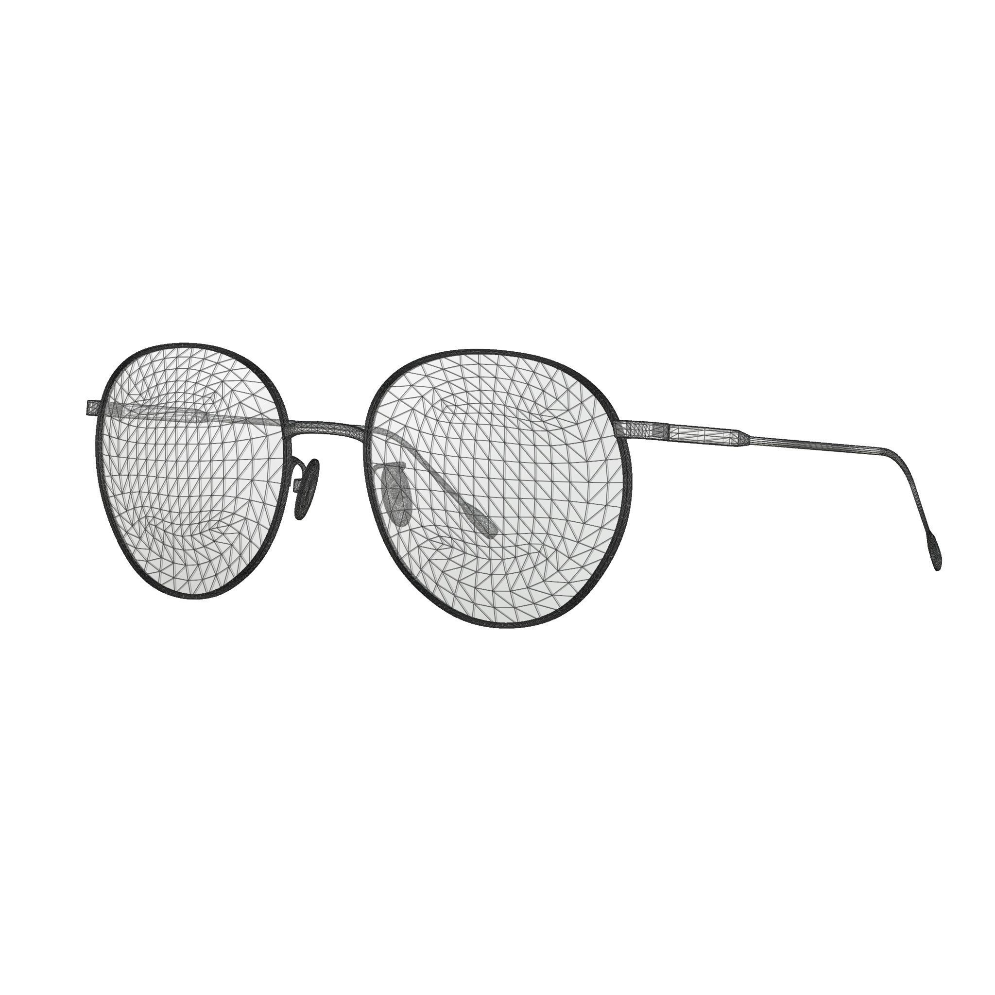 Bottega Veneta BV0214O Glasses  Low-poly 3D model_4