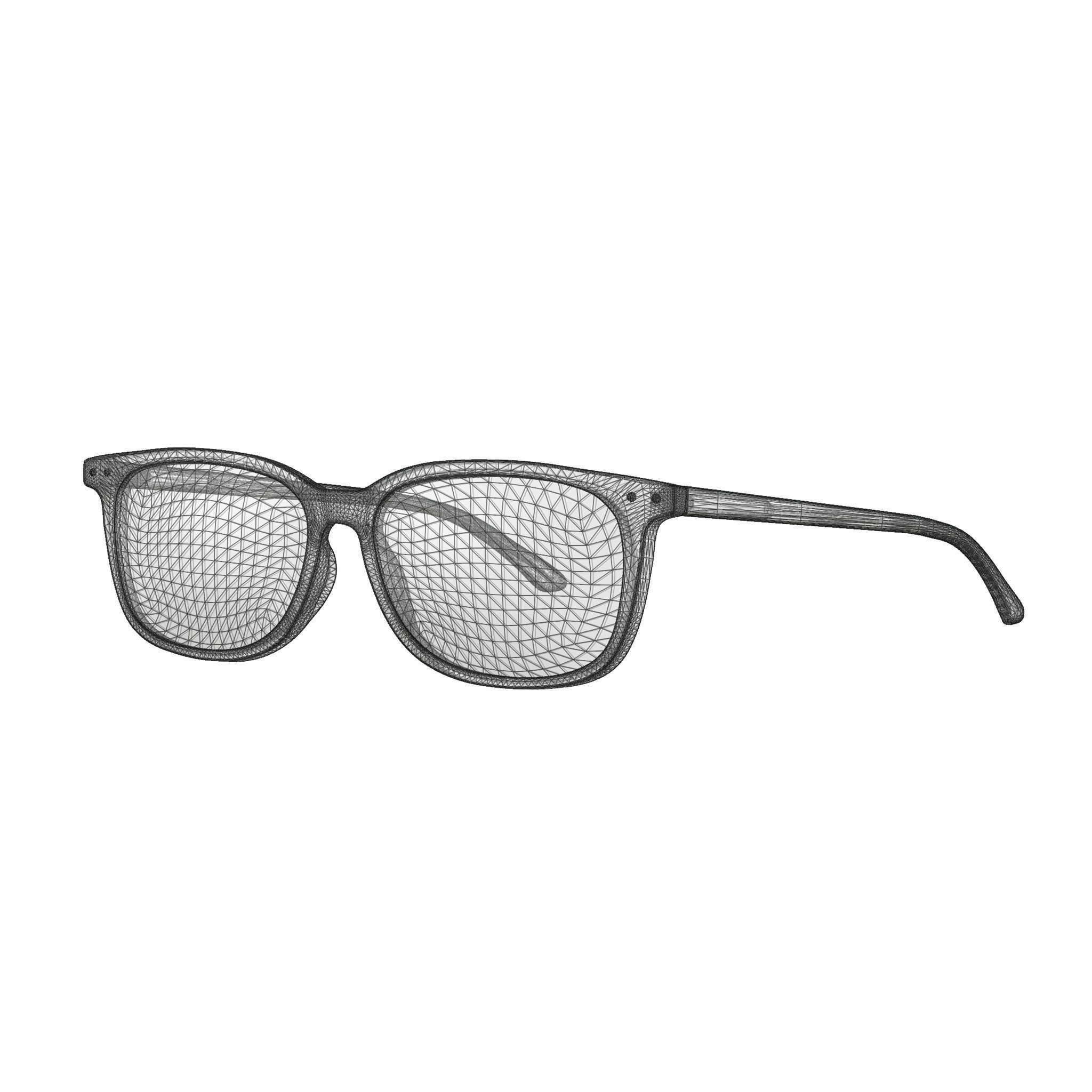 Bottega Veneta BV0230O Glasses Low-poly 3D model_5