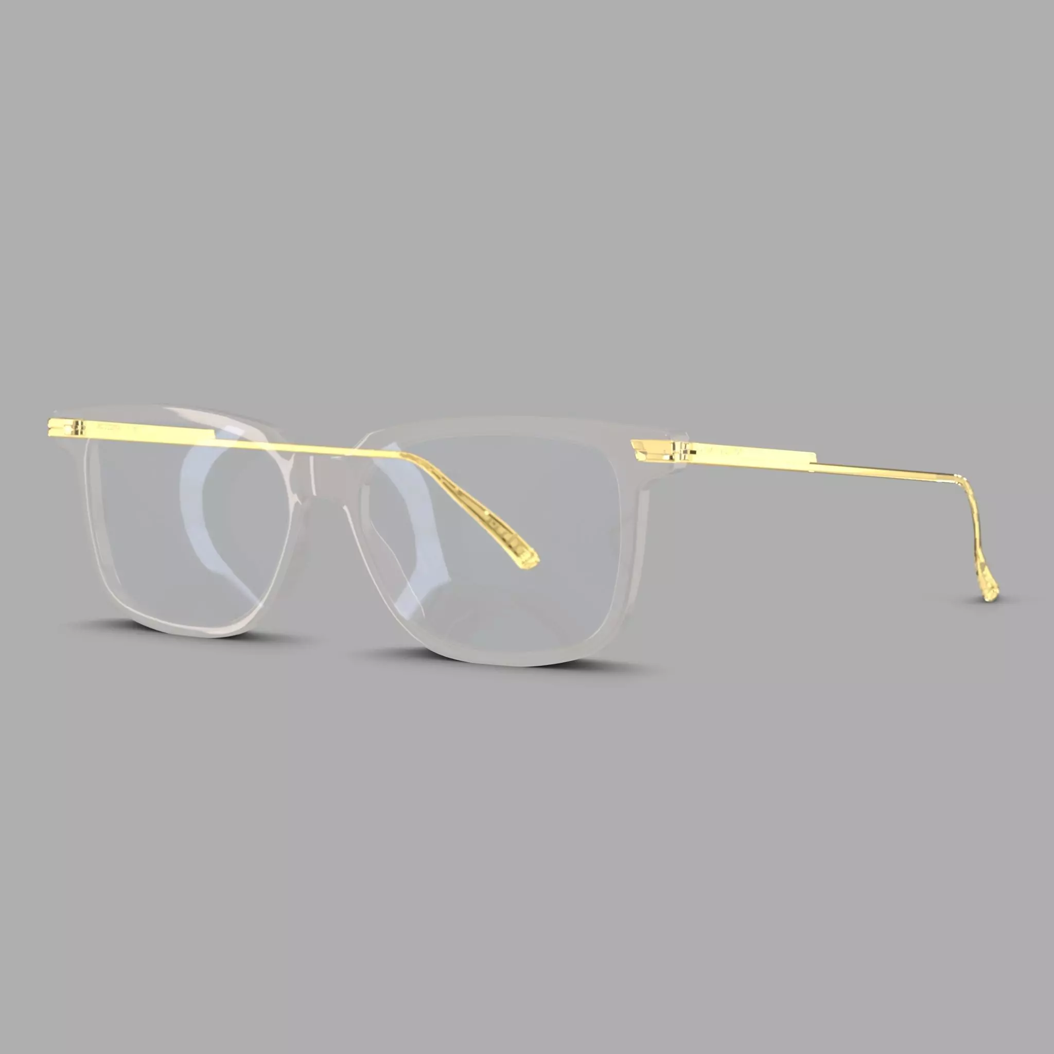 Bottega Veneta  BV1009O 005 Glasses  Low-poly 3D model_0