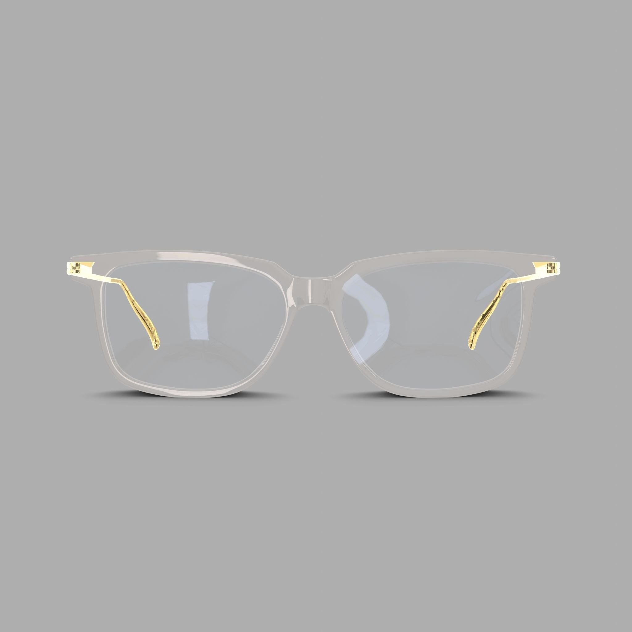 Bottega Veneta  BV1009O 005 Glasses  Low-poly 3D model_2