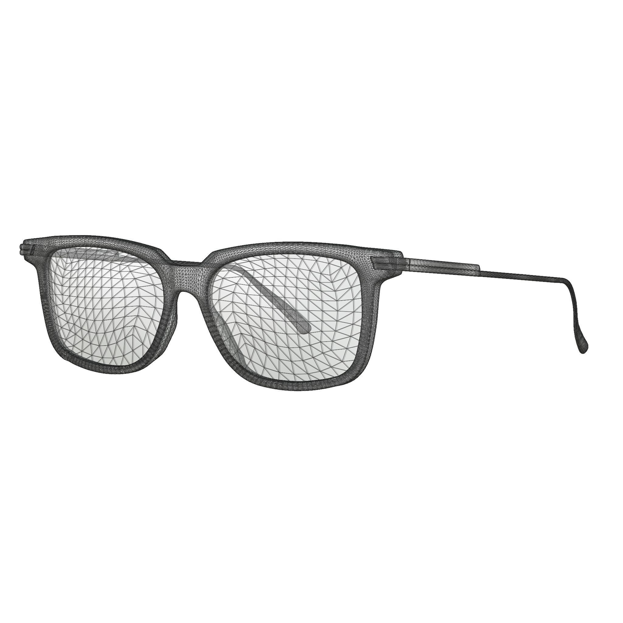 Bottega Veneta BV1009O Glasses Low-poly 3D model_5
