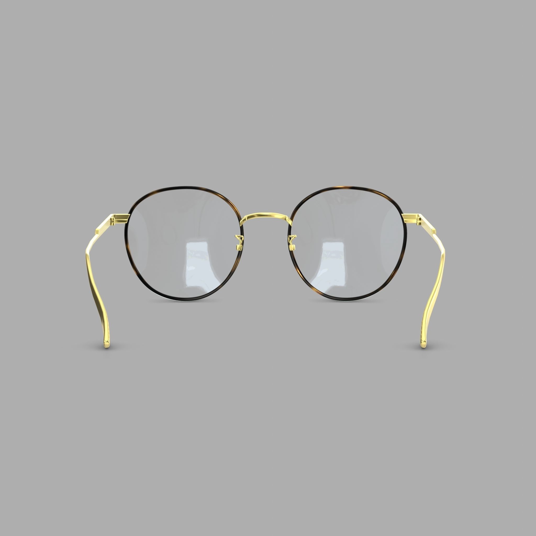 Bottega Veneta BV1017O Glasses  Low-poly 3D model_1
