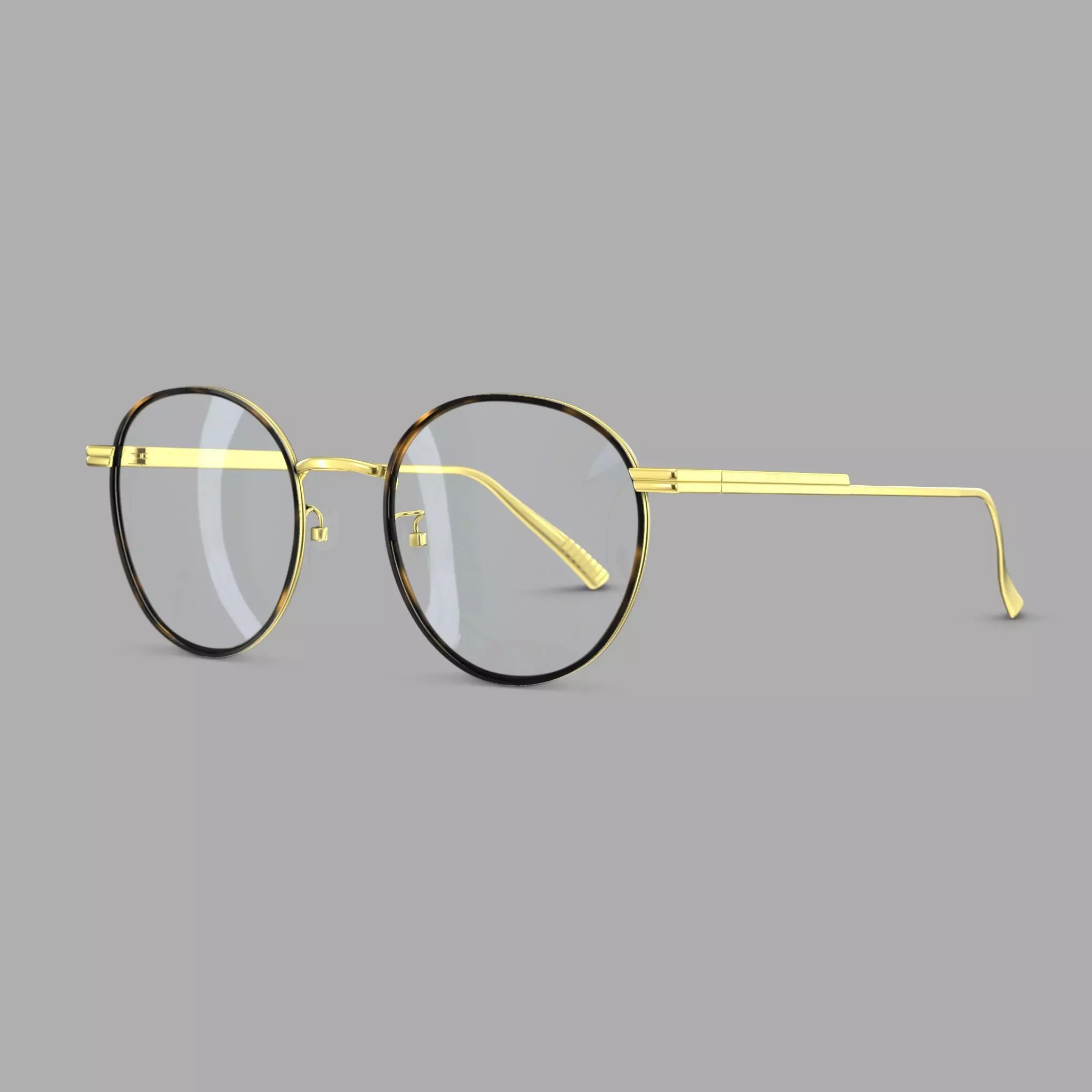 Bottega Veneta BV1017O Glasses  Low-poly 3D model_0