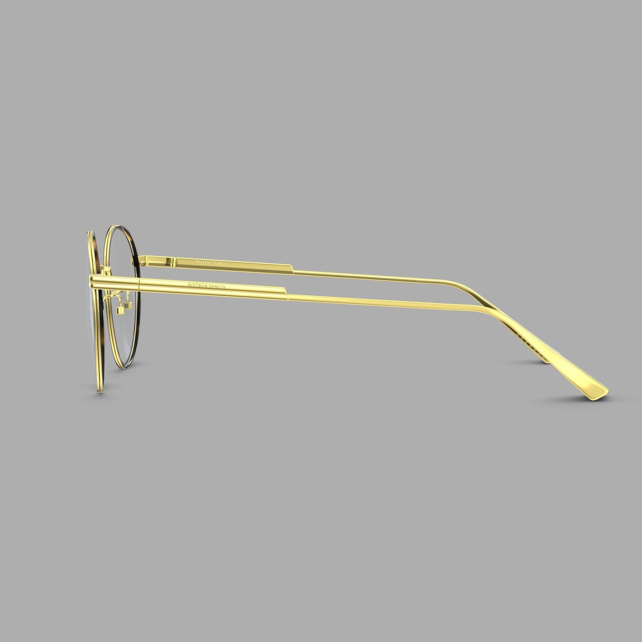 Bottega Veneta BV1017O Glasses  Low-poly 3D model_3