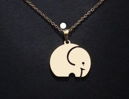 Elephant pendant 3D print model 3D print model_1