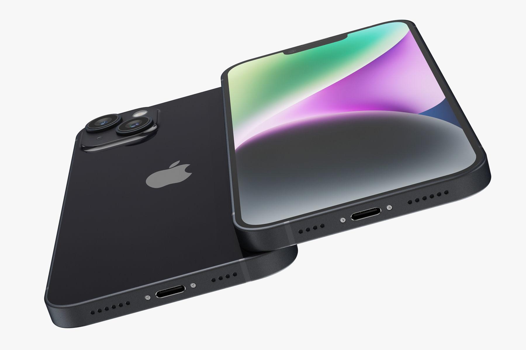 Apple iPhone 14 and 14 Plus and 14 Pro and 14 Pro MAX all colors 3D model_90