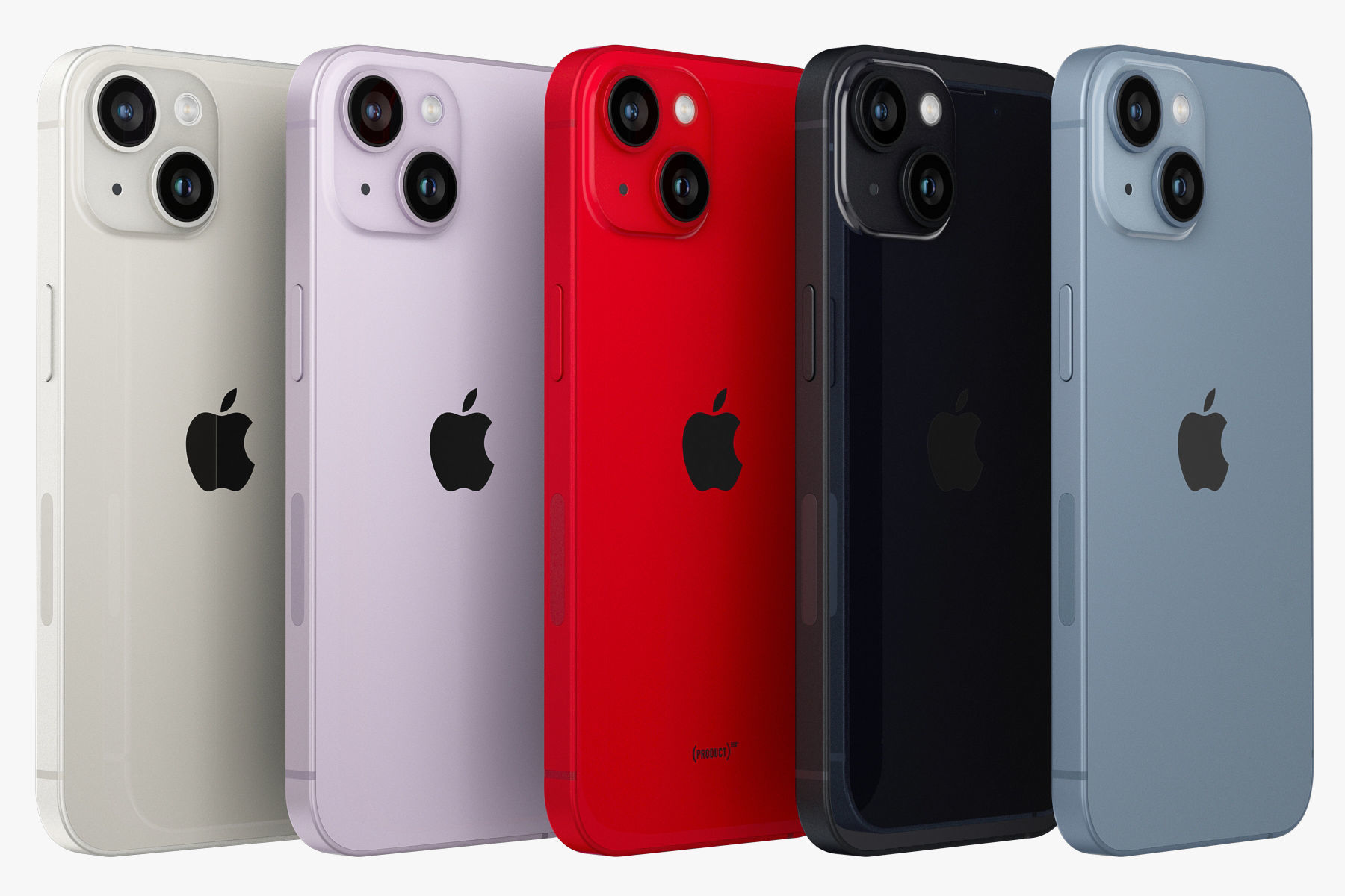 Apple iPhone 14 and 14 Plus and 14 Pro and 14 Pro MAX all colors 3D model_138
