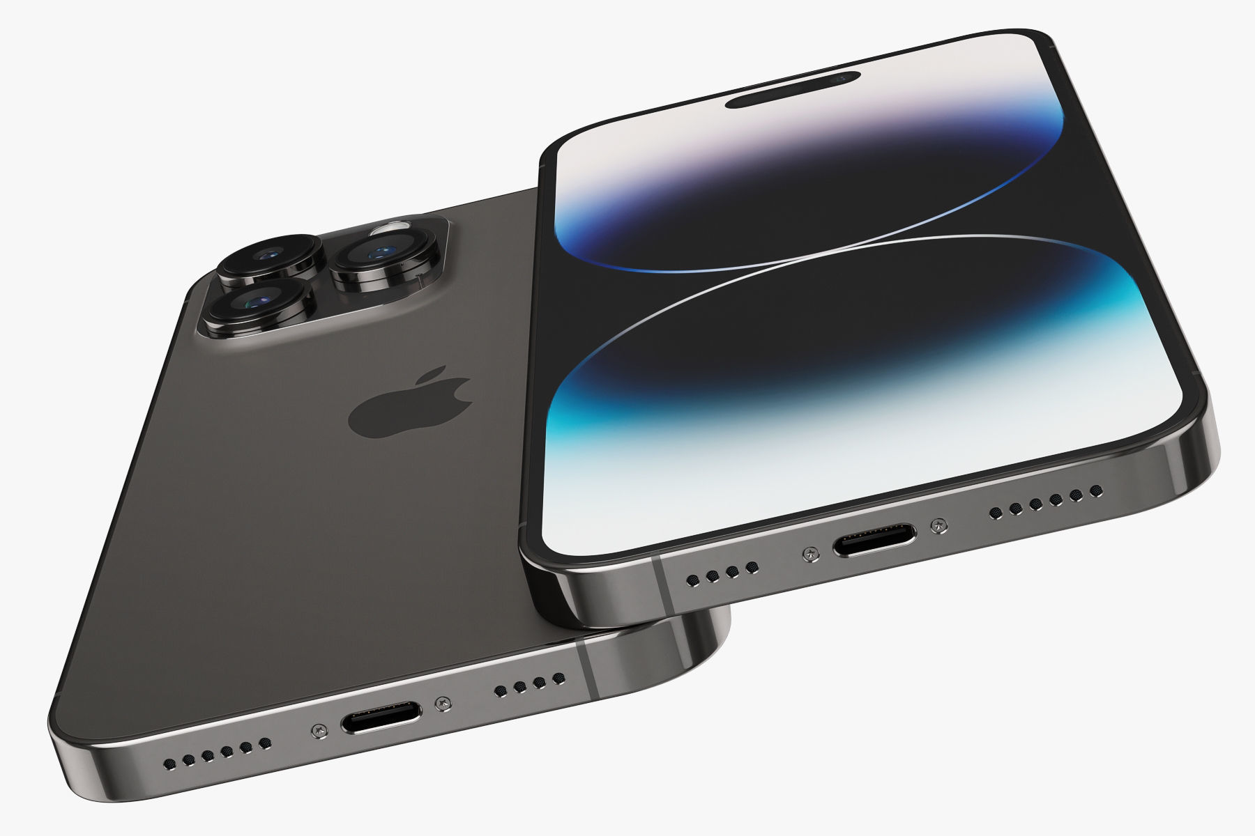 Apple iPhone 14 and 14 Plus and 14 Pro and 14 Pro MAX all colors 3D model_17