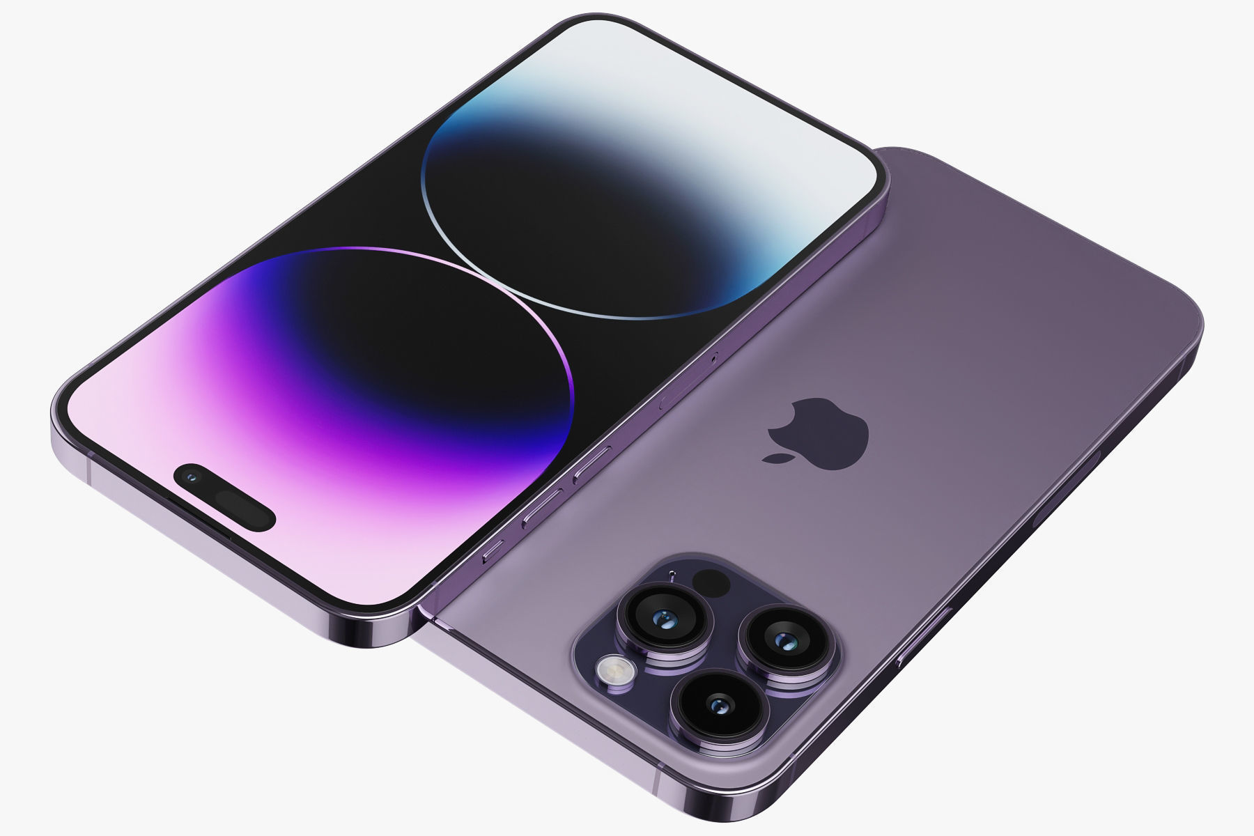 Apple iPhone 14 and 14 Plus and 14 Pro and 14 Pro MAX all colors 3D model_36