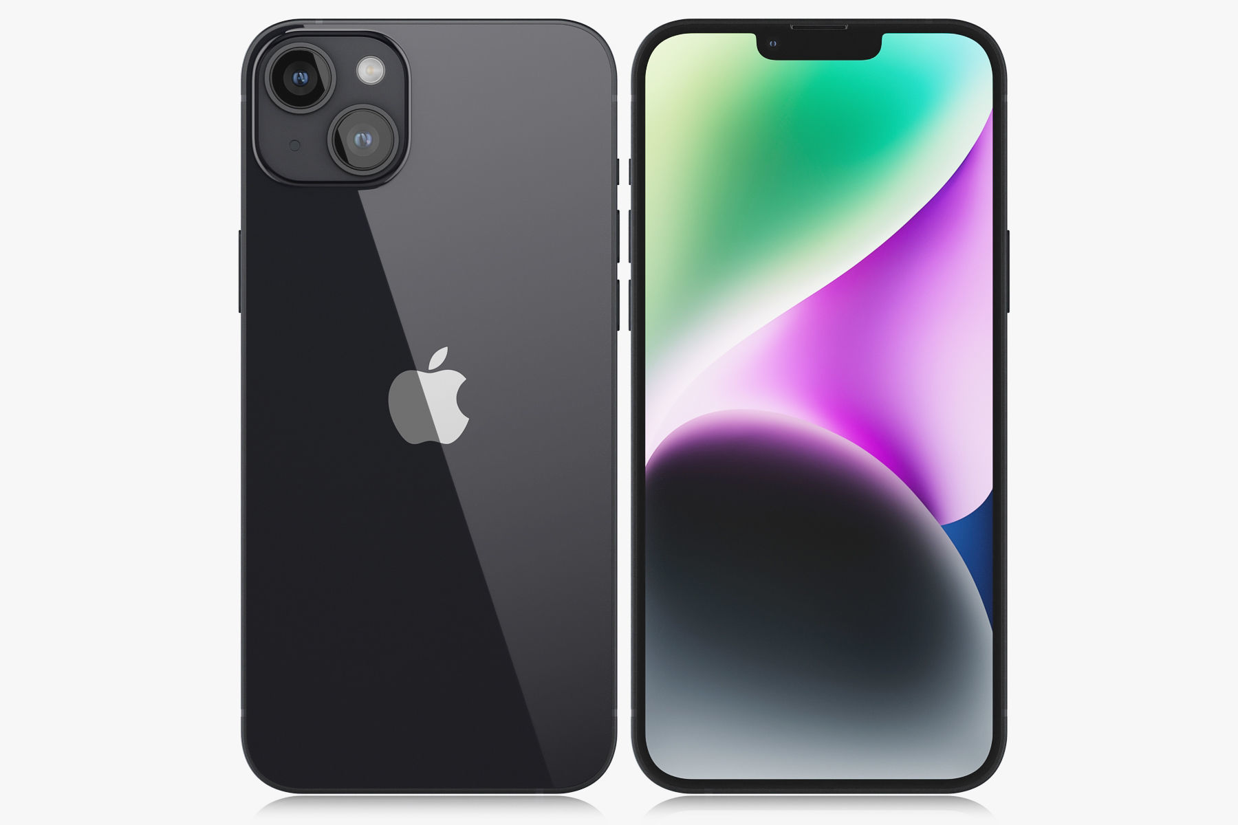 Apple iPhone 14 and 14 Plus and 14 Pro and 14 Pro MAX all colors 3D model_77