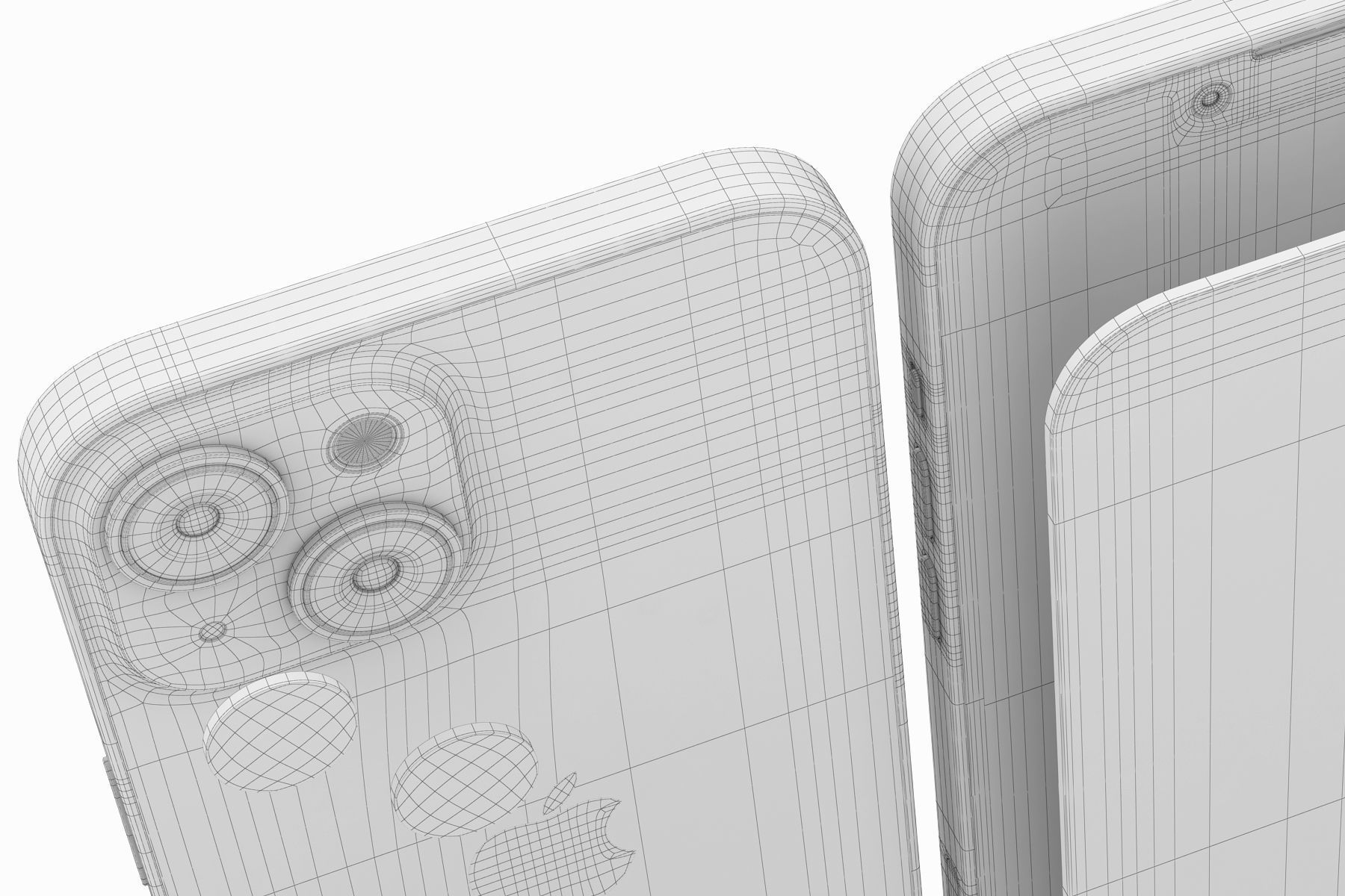 Apple iPhone 14 and 14 Plus and 14 Pro and 14 Pro MAX all colors 3D model_134