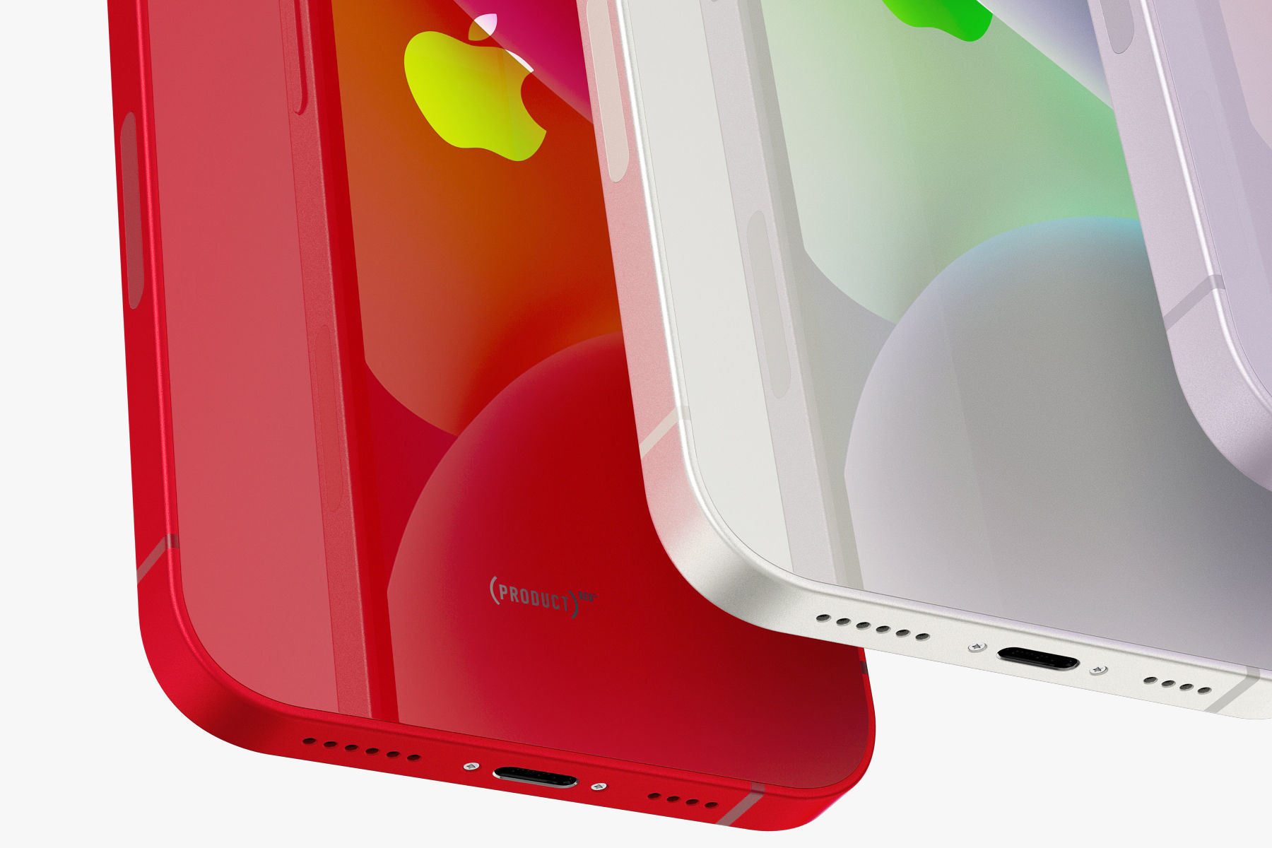 Apple iPhone 14 and 14 Plus and 14 Pro and 14 Pro MAX all colors 3D model_112