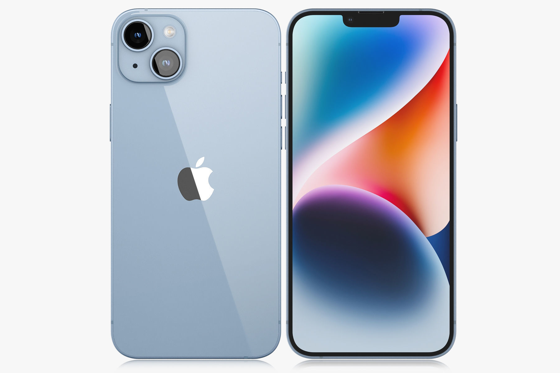 Apple iPhone 14 and 14 Plus and 14 Pro and 14 Pro MAX all colors 3D model_95