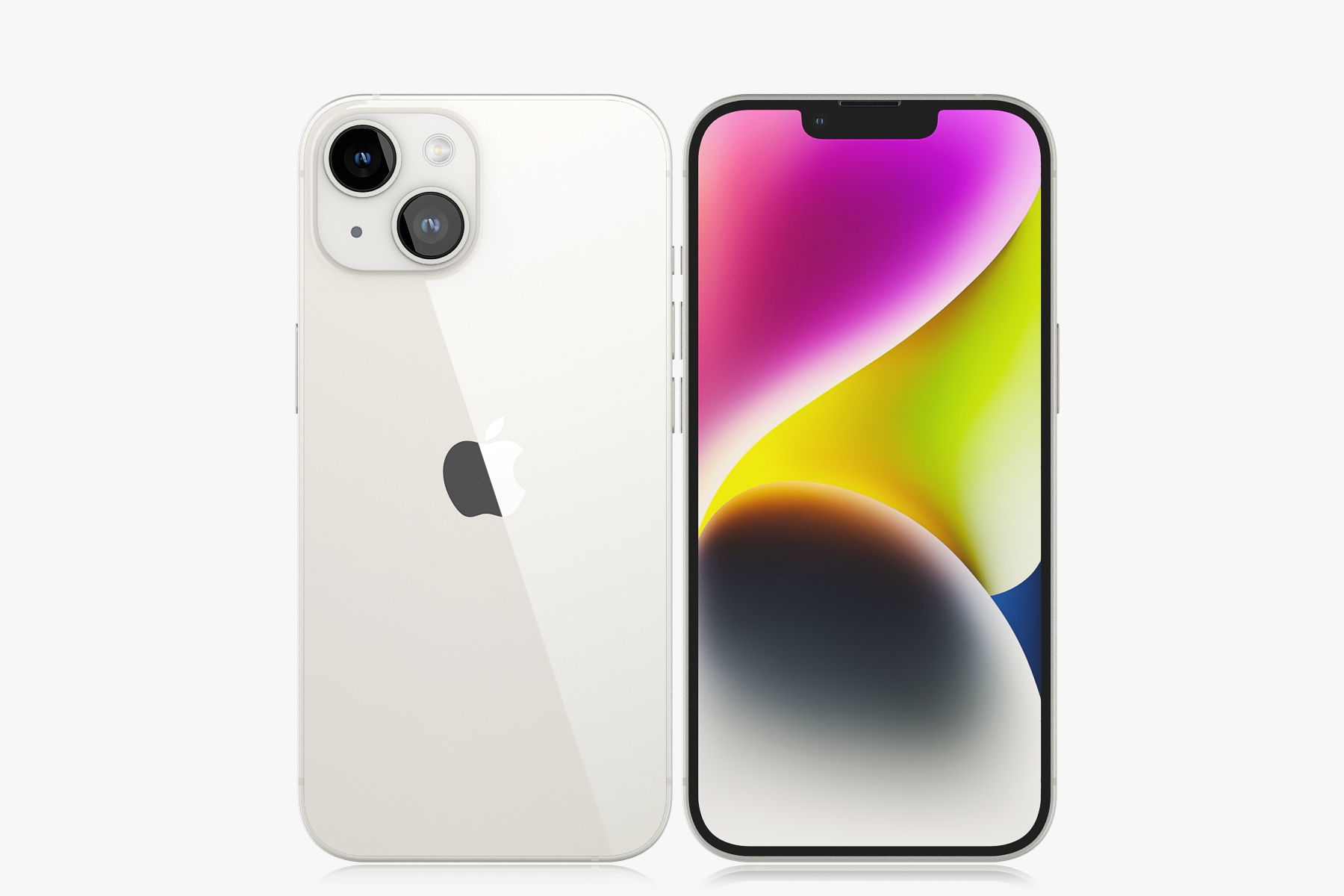 Apple iPhone 14 and 14 Plus and 14 Pro and 14 Pro MAX all colors 3D model_123