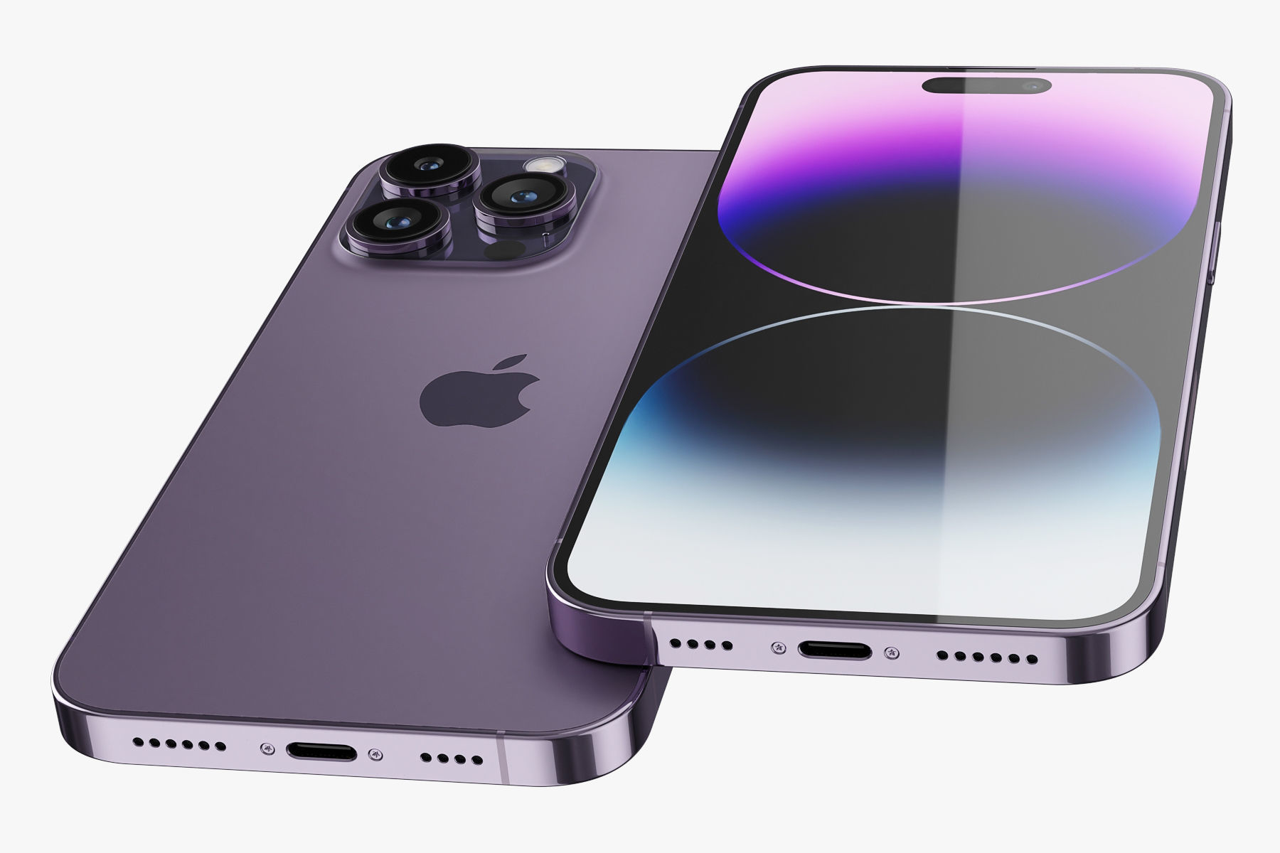 Apple iPhone 14 and 14 Plus and 14 Pro and 14 Pro MAX all colors 3D model_31