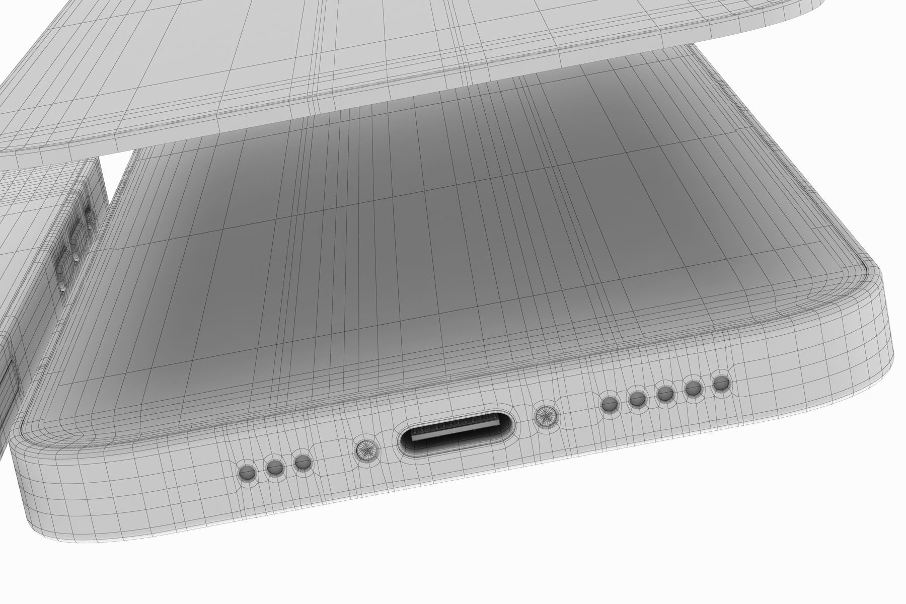 Apple iPhone 14 and 14 Plus and 14 Pro and 14 Pro MAX all colors 3D model_135